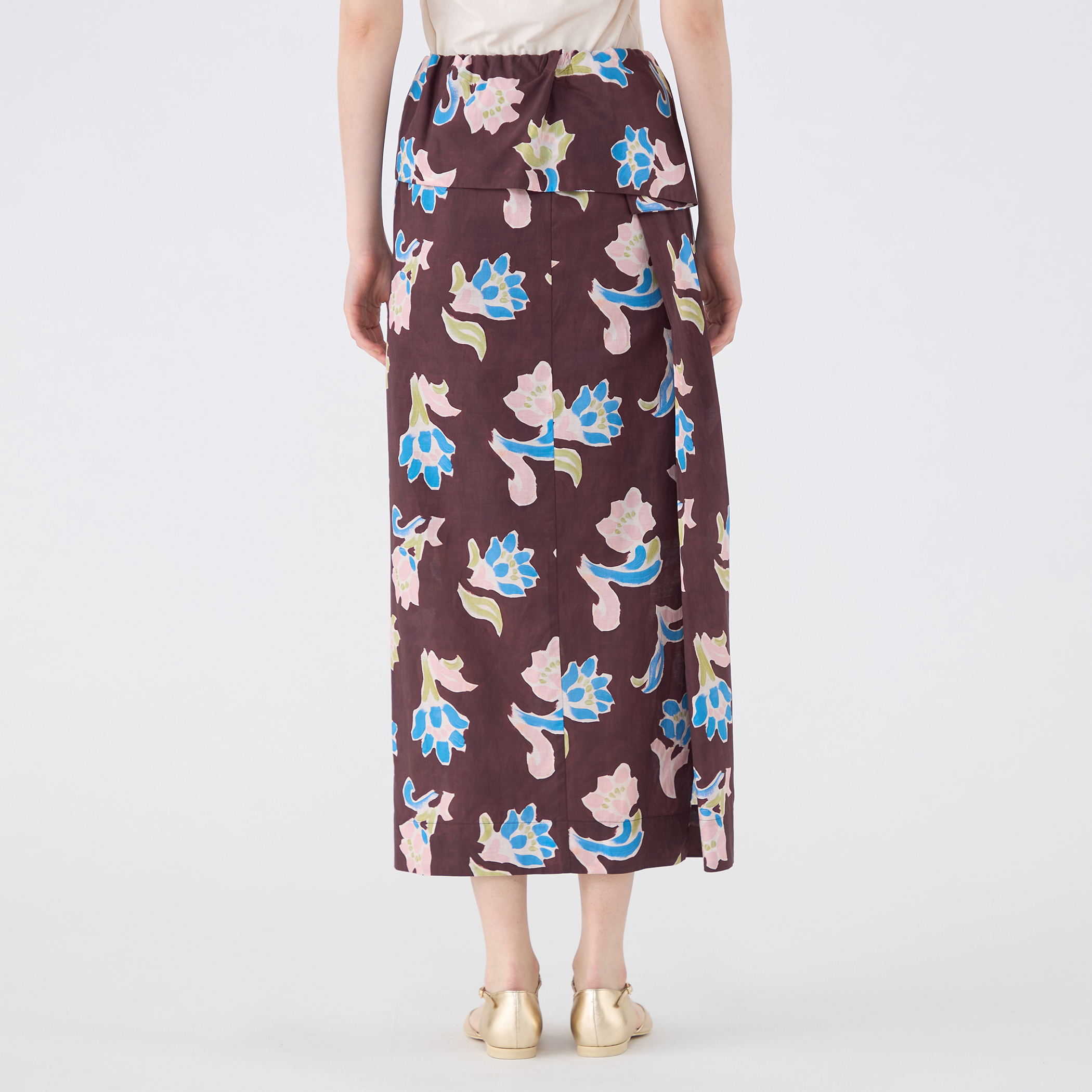 レイトンプリント ギャザーマキシスカート｜トゥモローランド 公式通販