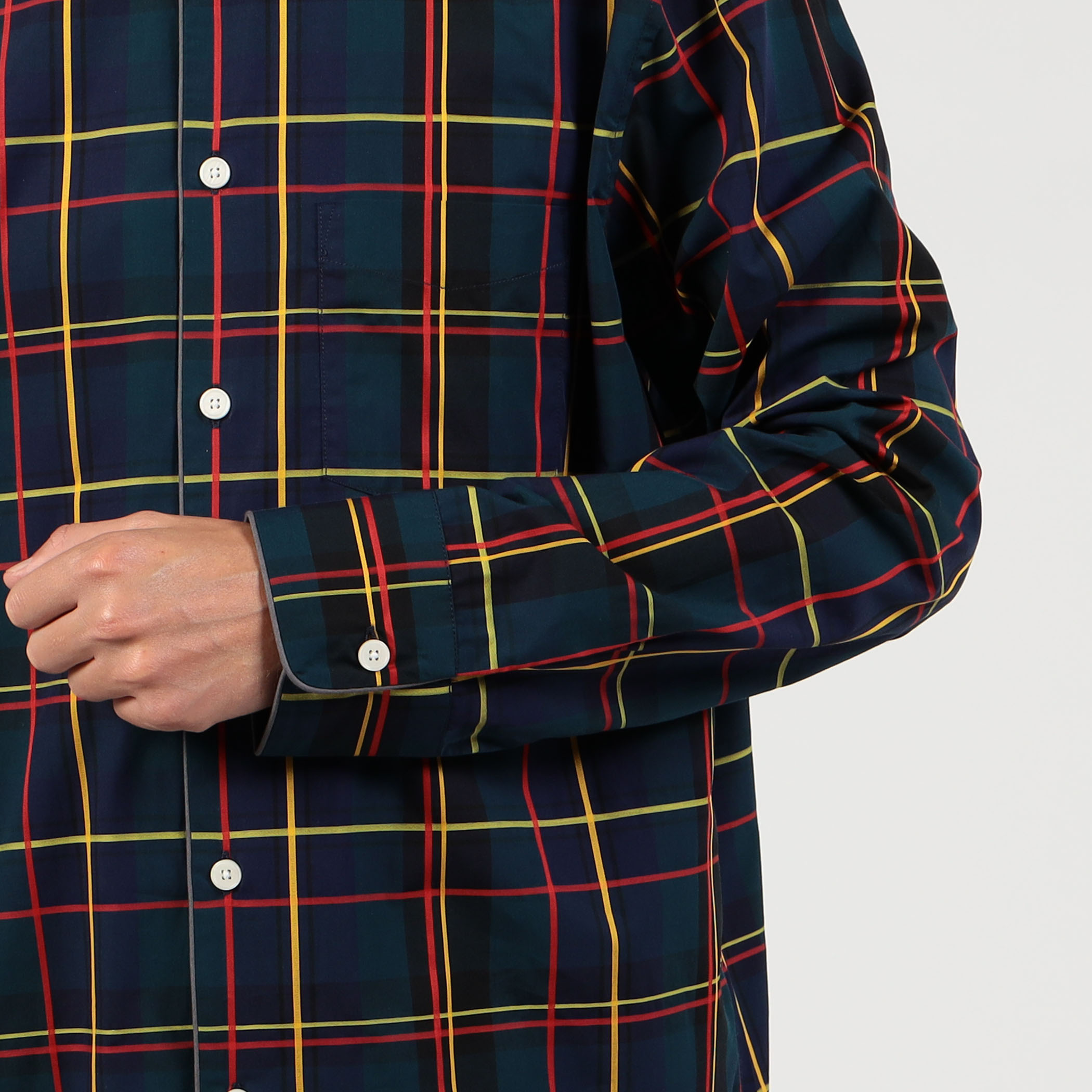 SLEEPY JONES SATEEN HOLIDAY PLAID パジャマ｜トゥモローランド