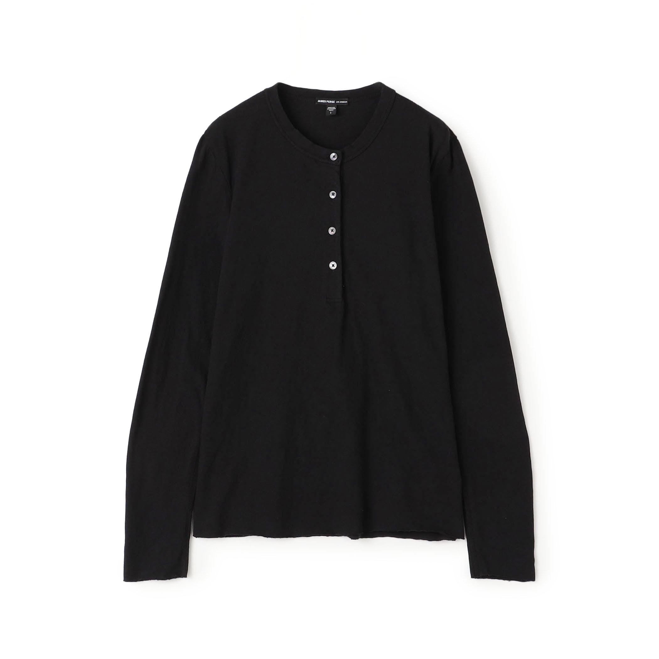 スラブジャージーチュニックヘンリーネックプルオーバー WJD3285