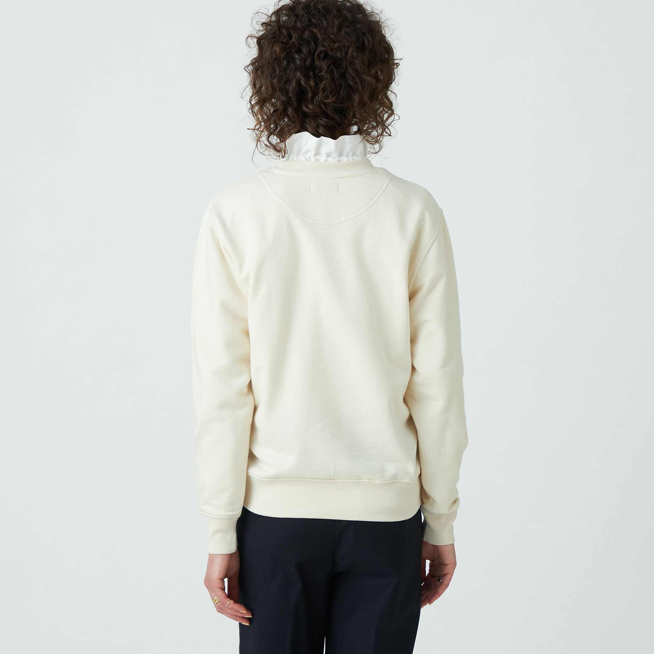 別注】Les Petits Basics コットン クルーネックプルオーバー