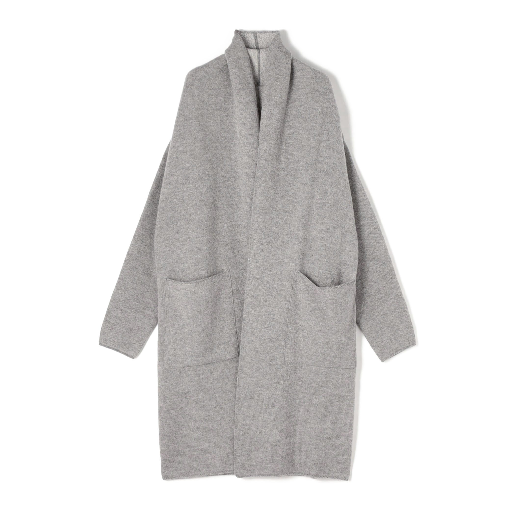 ■ダブルフェイスパイル ショールカラーコート