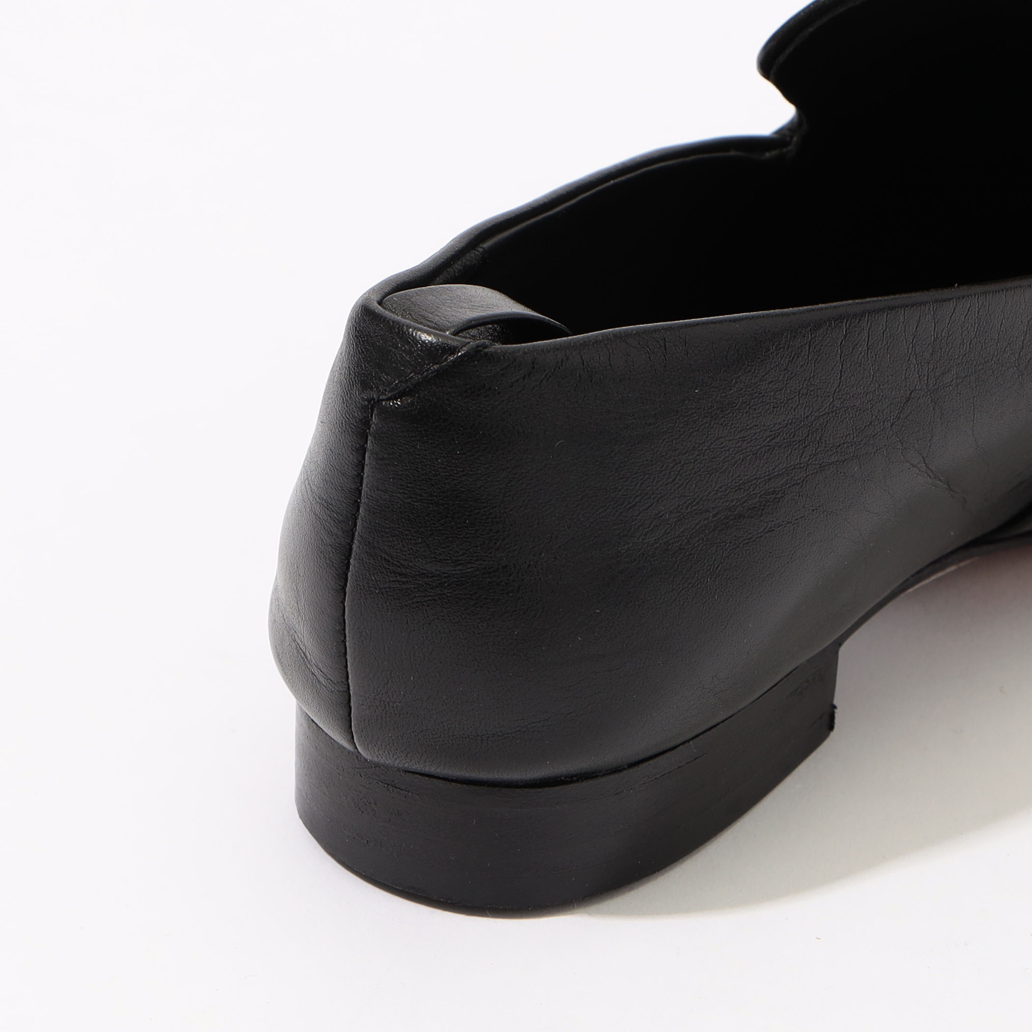 GALERIE VIE レザー Uチップローファー ブラック 39 Y1007 GALERIE VIE