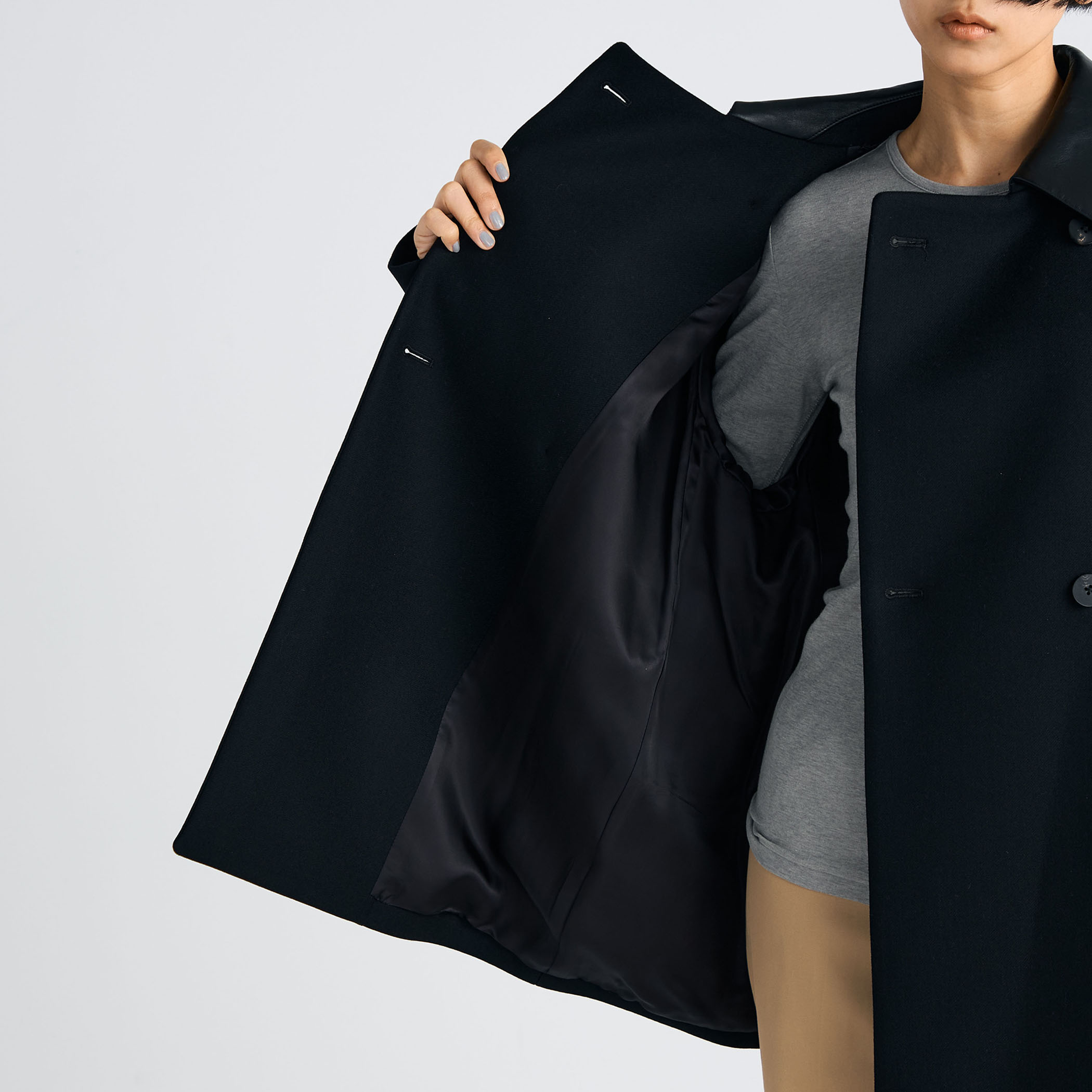 Super120's ライトメルトン ショートコート｜トゥモローランド 公式通販