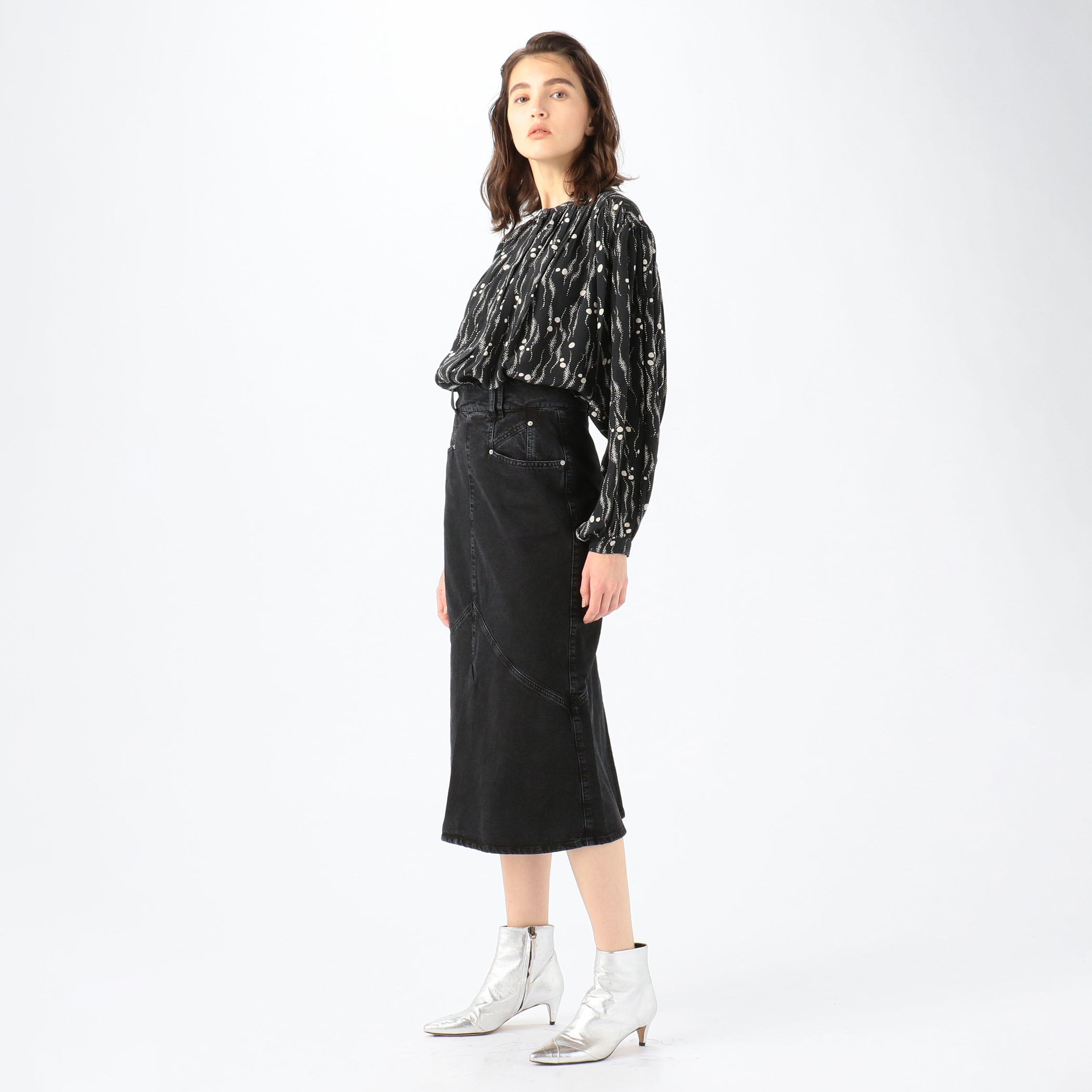 ISABEL MARANT BILBON シルクプリント 柄ブラウス｜トゥモローランド