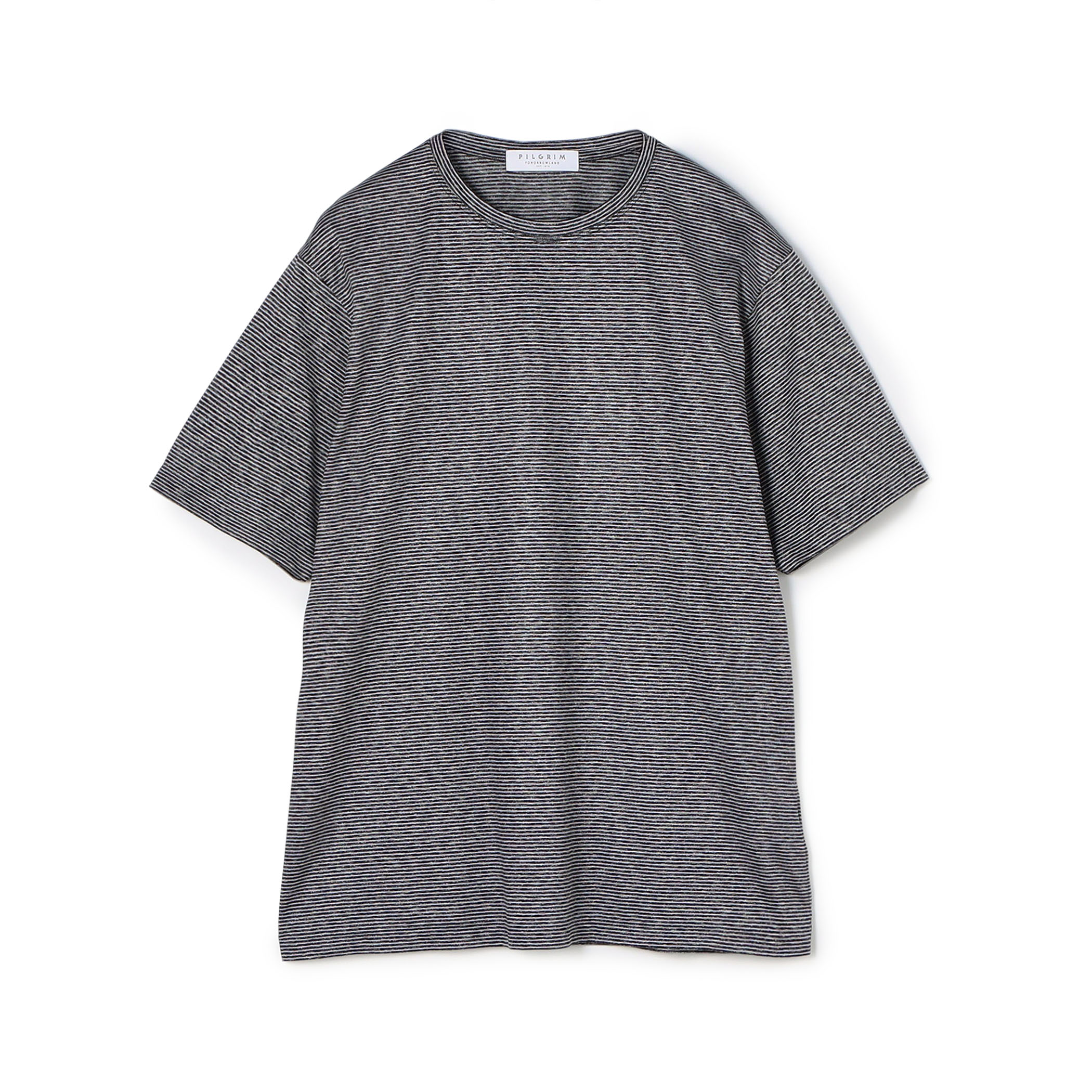 シルクコットン ボーダー ハーフスリーブ カットソー BOTTO GIUSEPPE