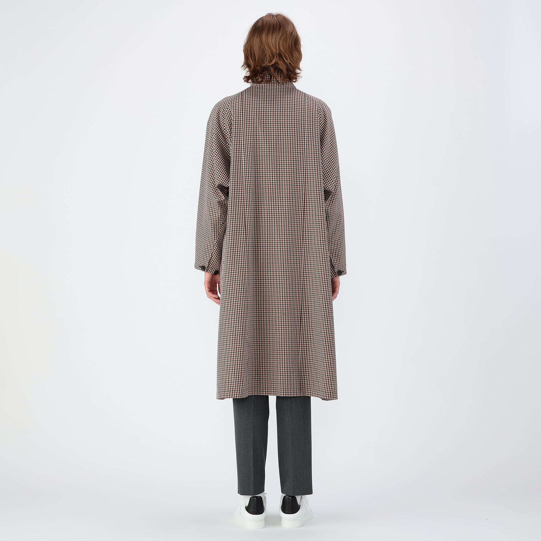 新品CABaNキャバンコットンカシミアチェックジャケット 中古・古着通販】CABaN (キャバン) コットンカシミヤ ギンガム