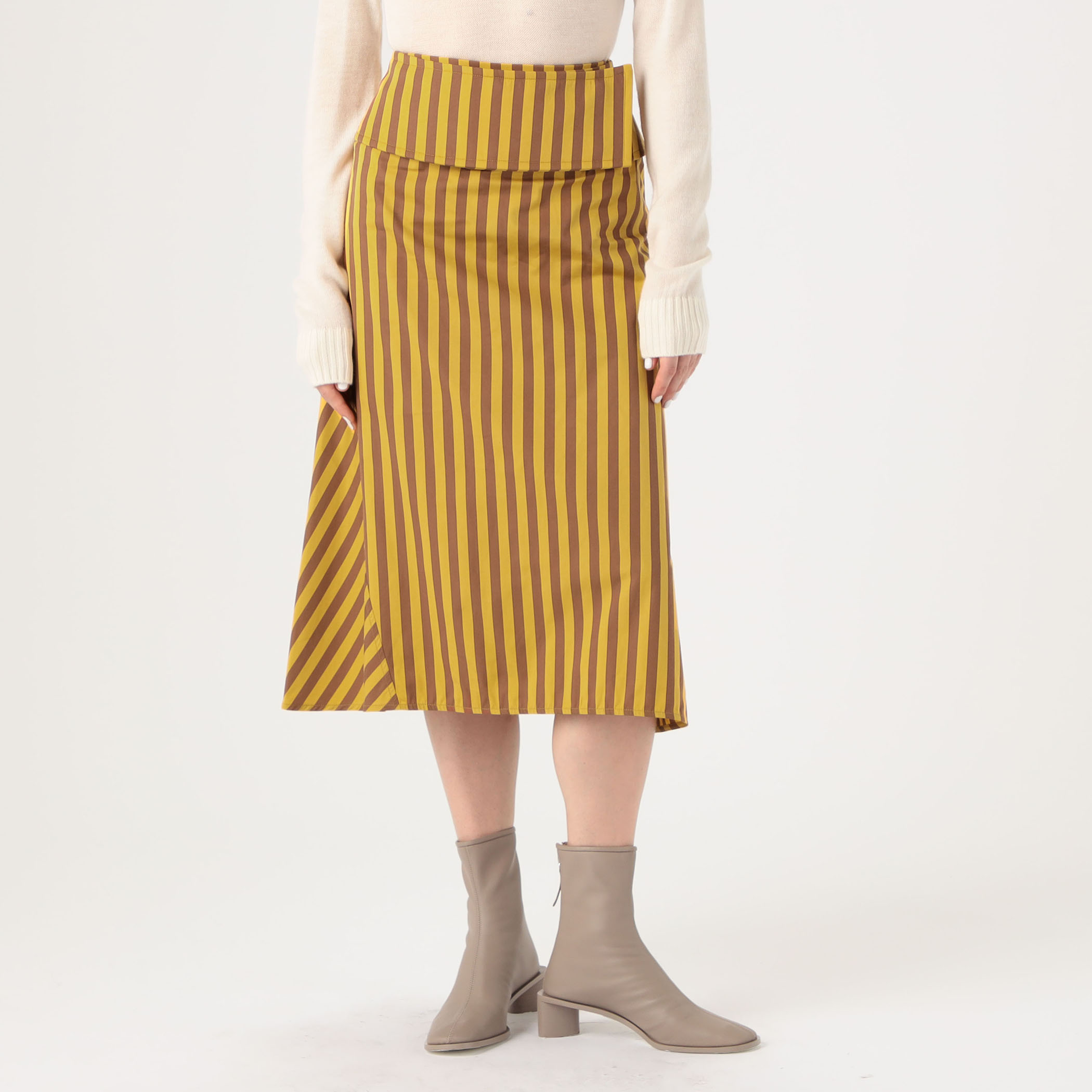 JIL SANDER ストライプフレアスカート｜トゥモローランド 公式通販