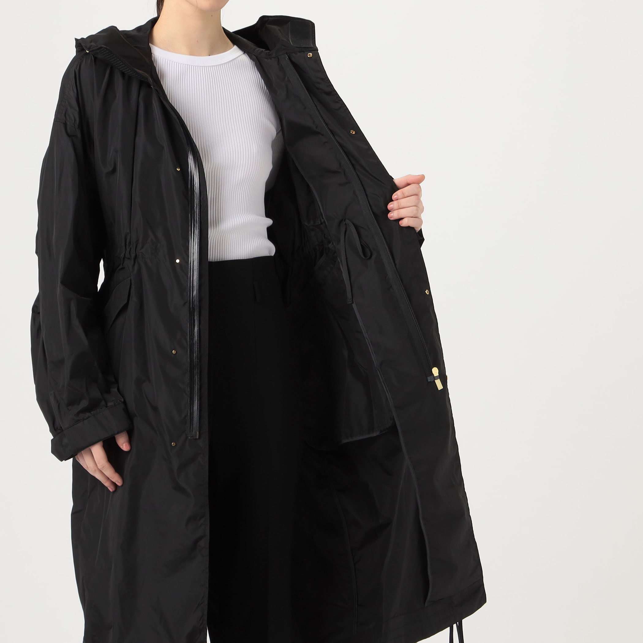 Mame Kurogouchi Nylon Taffeta Mods Coat モッズコート