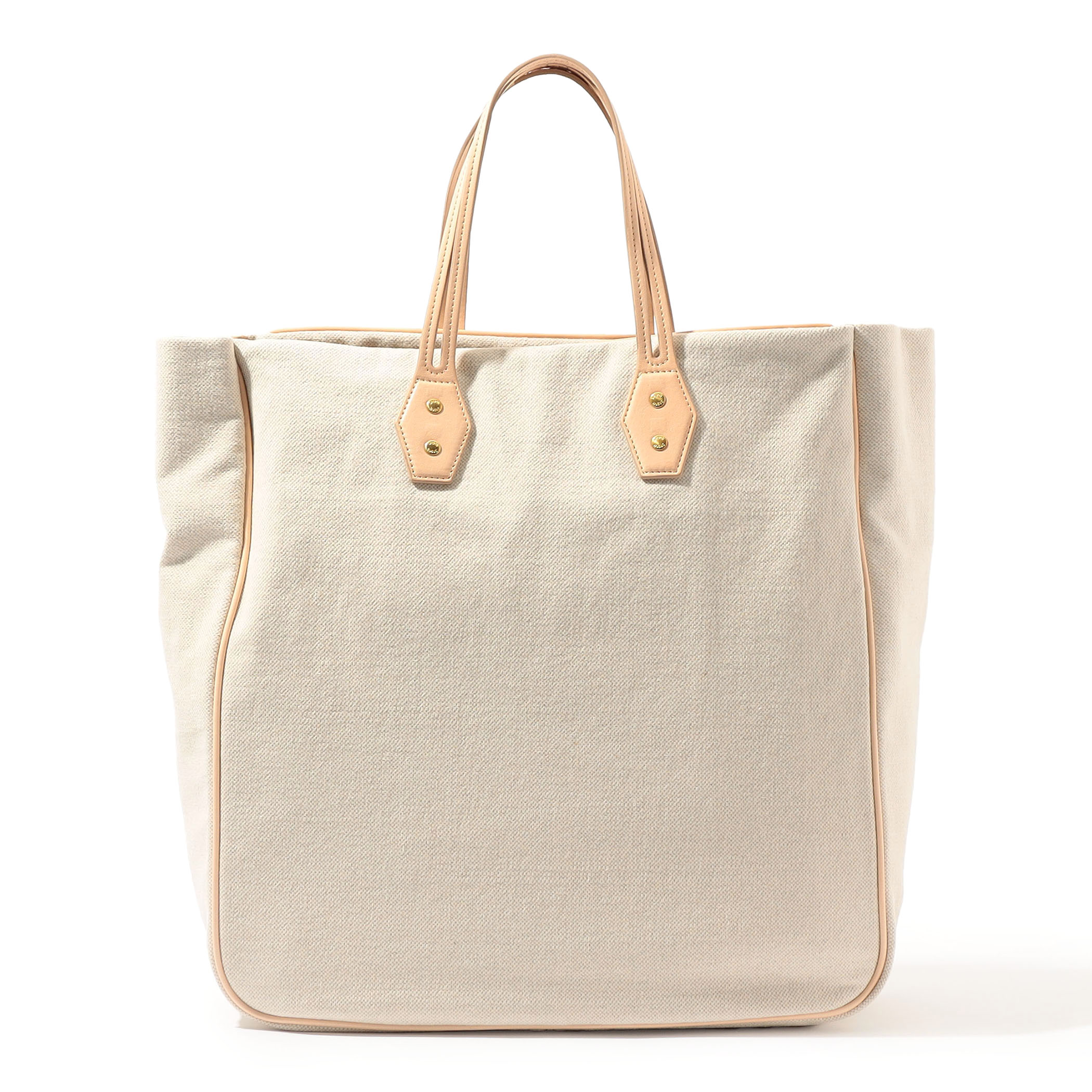 ■SegeN Werk.03 コットンリネン&times;レザー トートバッグ