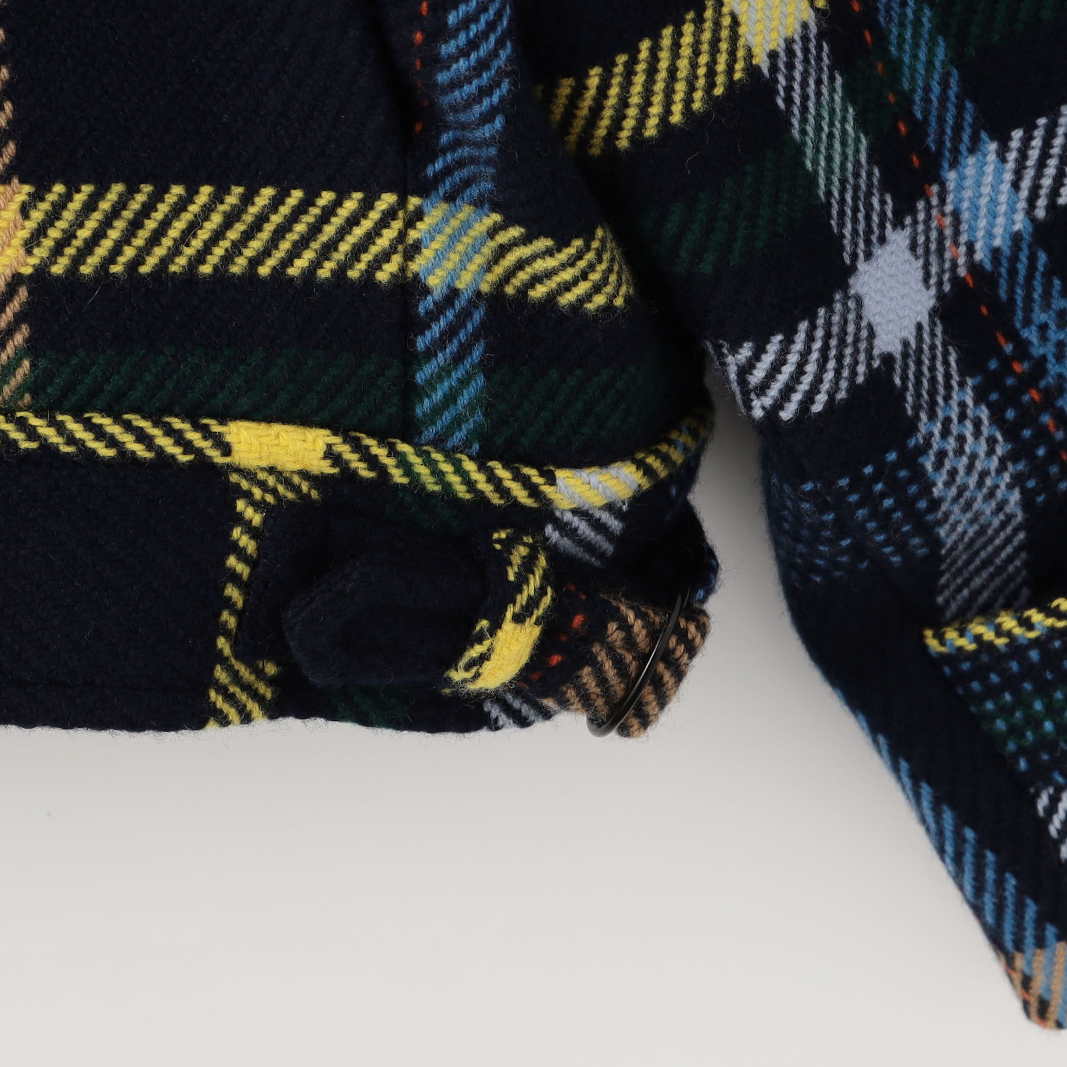 ウールカシミヤ パネルチェック ショートブルゾン｜トゥモローランド