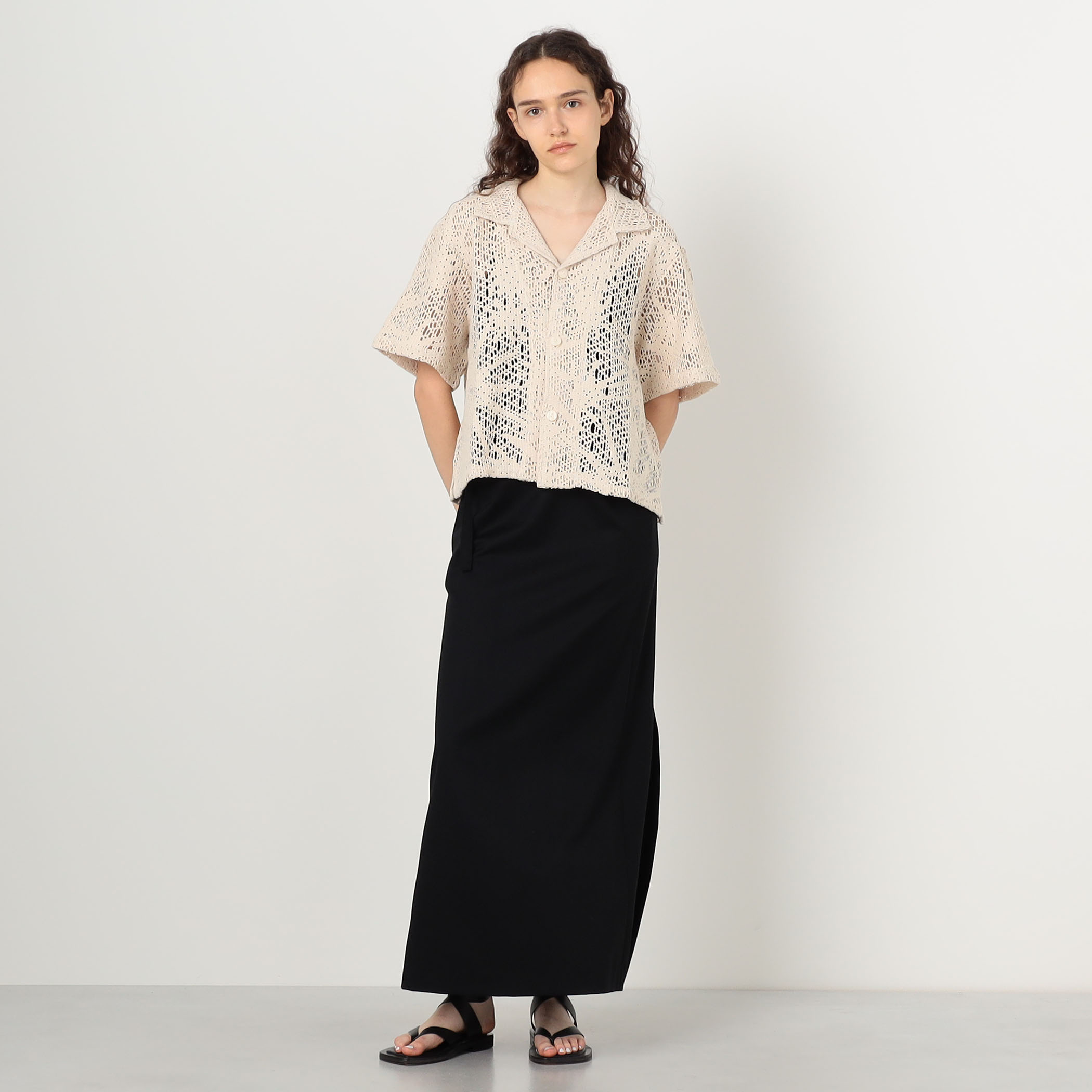 別注】OAS×Edition Crochet shirt クロシェ キューバシャツ
