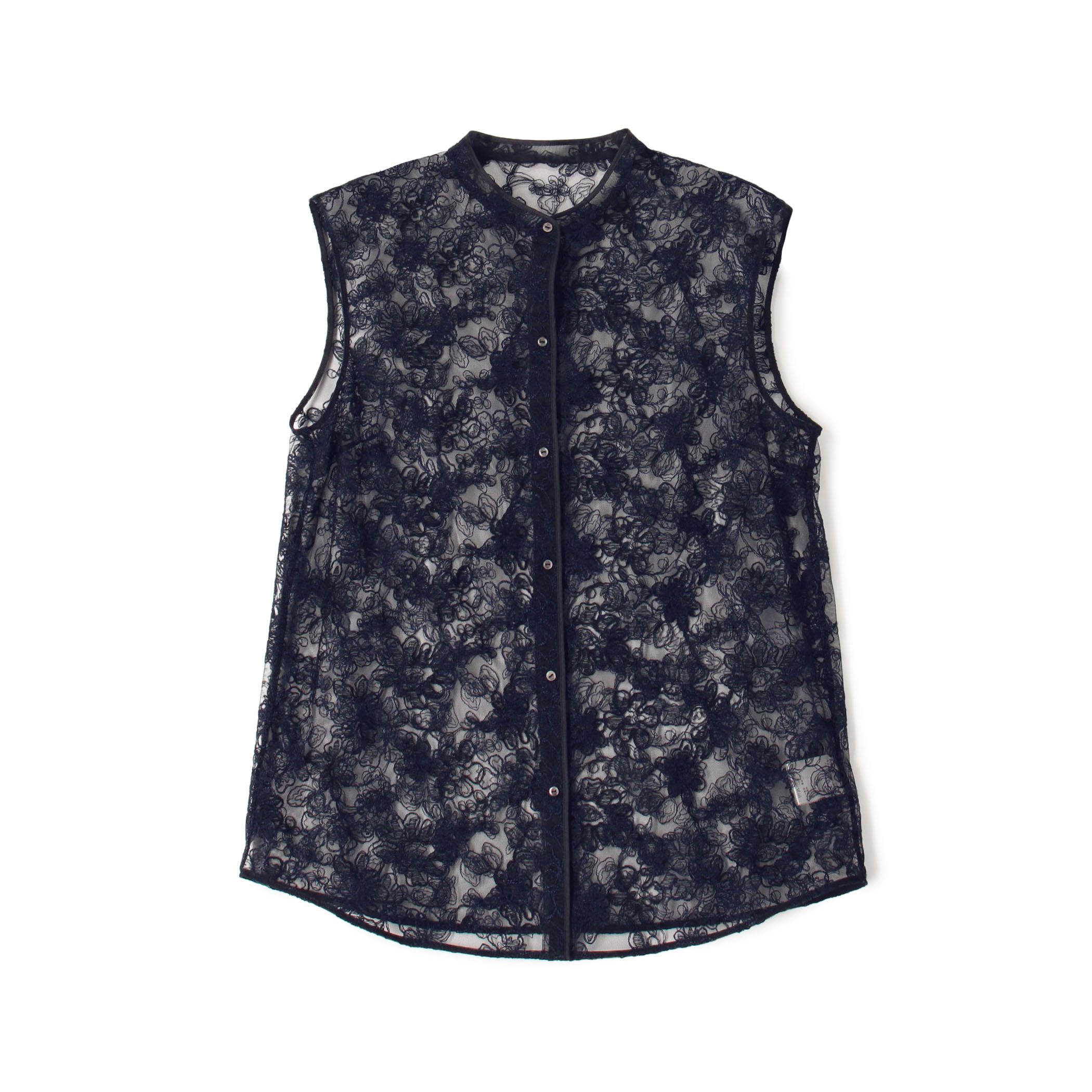 ローダンセエンブロイダリー ノースリーブブラウス