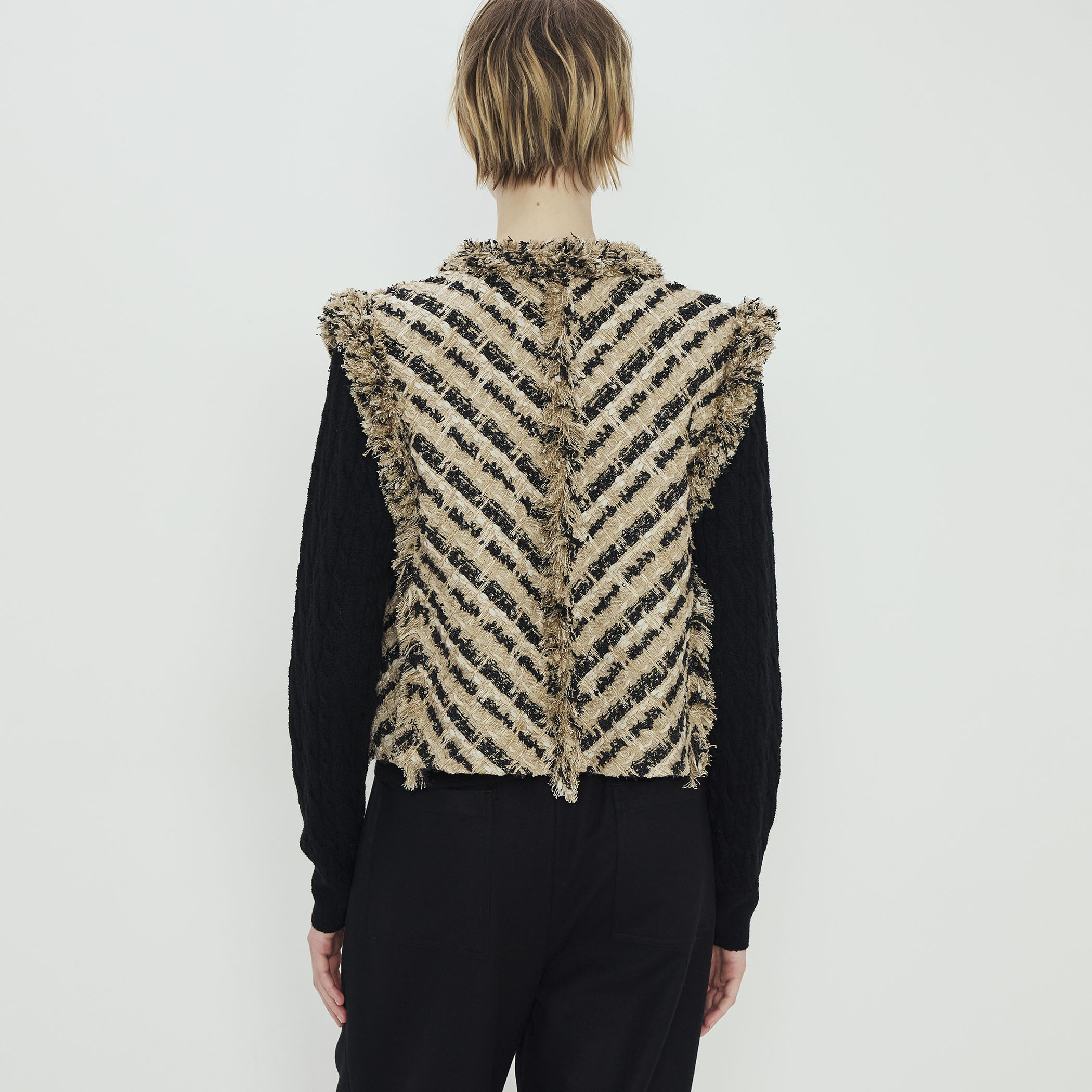 MALHIAツイード ショートジレ｜トゥモローランド 公式通販