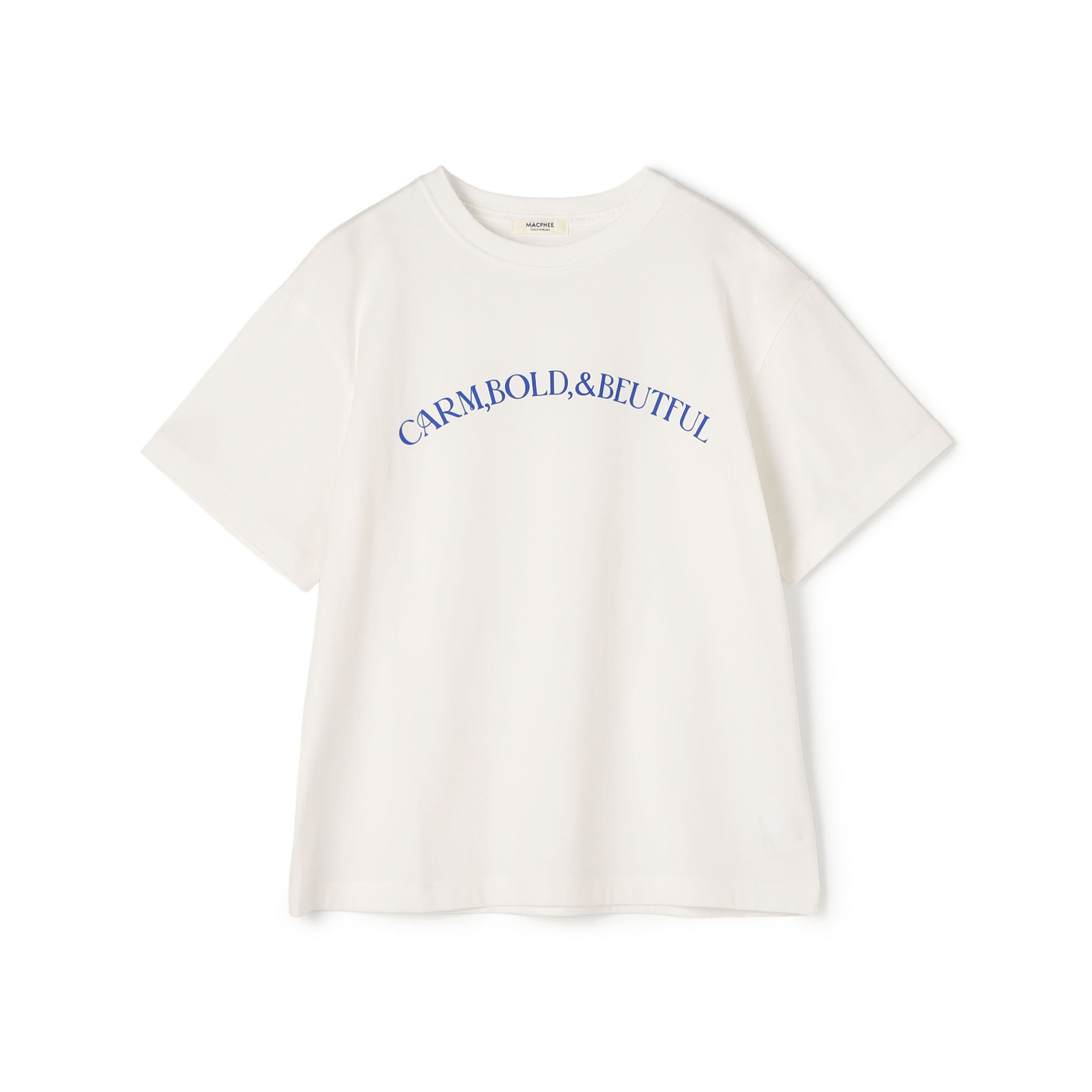 コットンロゴプリント Tシャツ