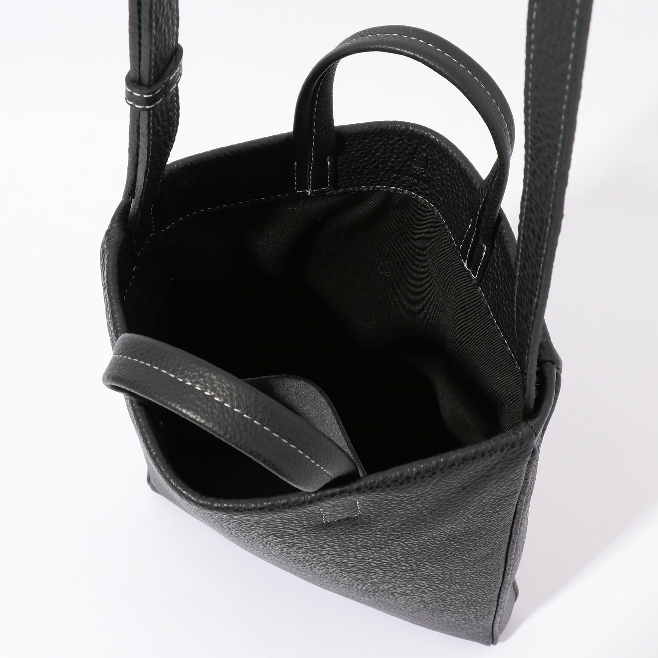 別注】A×TOMORROWLAND TOTE&SHOULDER シュリンクレザー 2WAYバッグ-