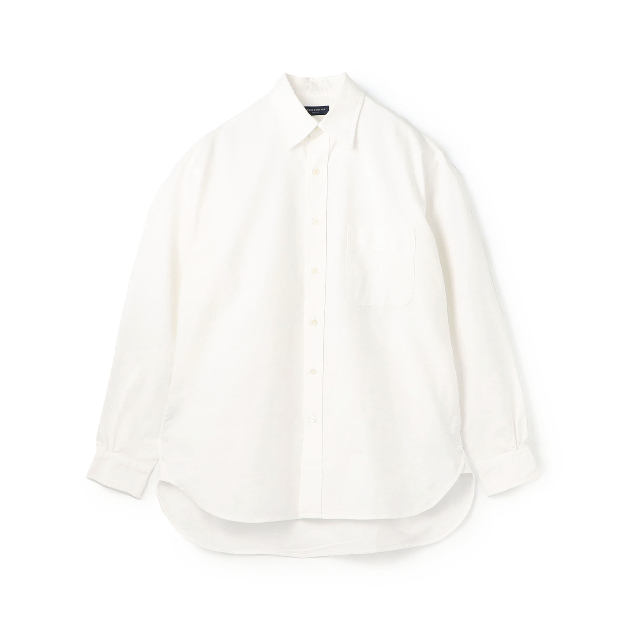 ■スーピマコットン オックスフォード ロングスリーブシャツ ALBIATE