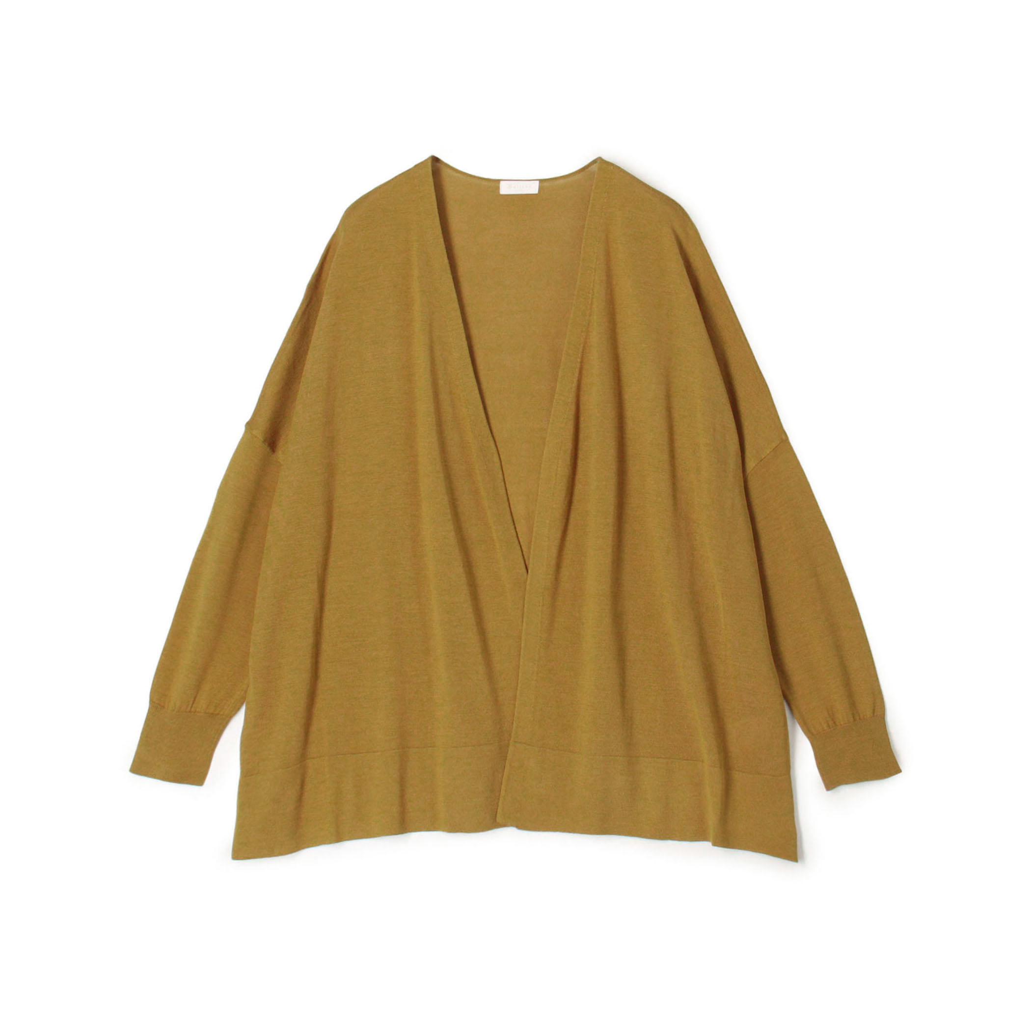 エヴァーシルク ワイドカーディガン