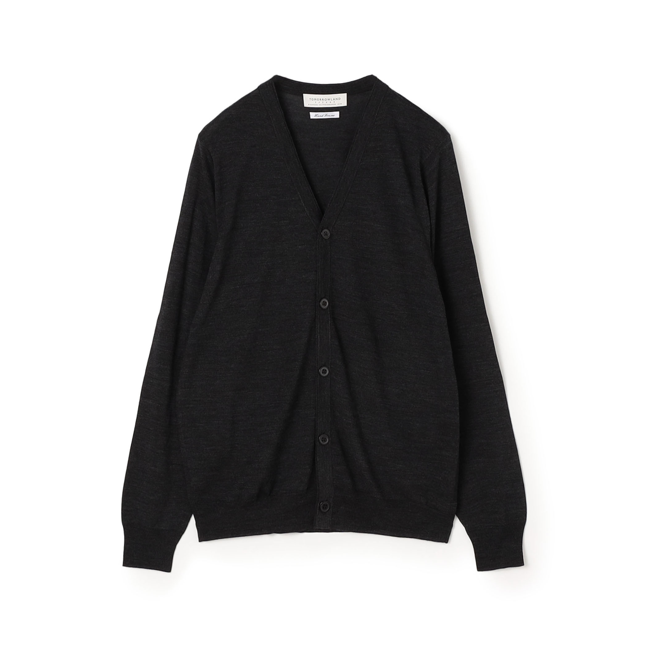 TOMORROWLAND tricot スーパーファインメリノウール Vネックカーディガン S-WOOL
