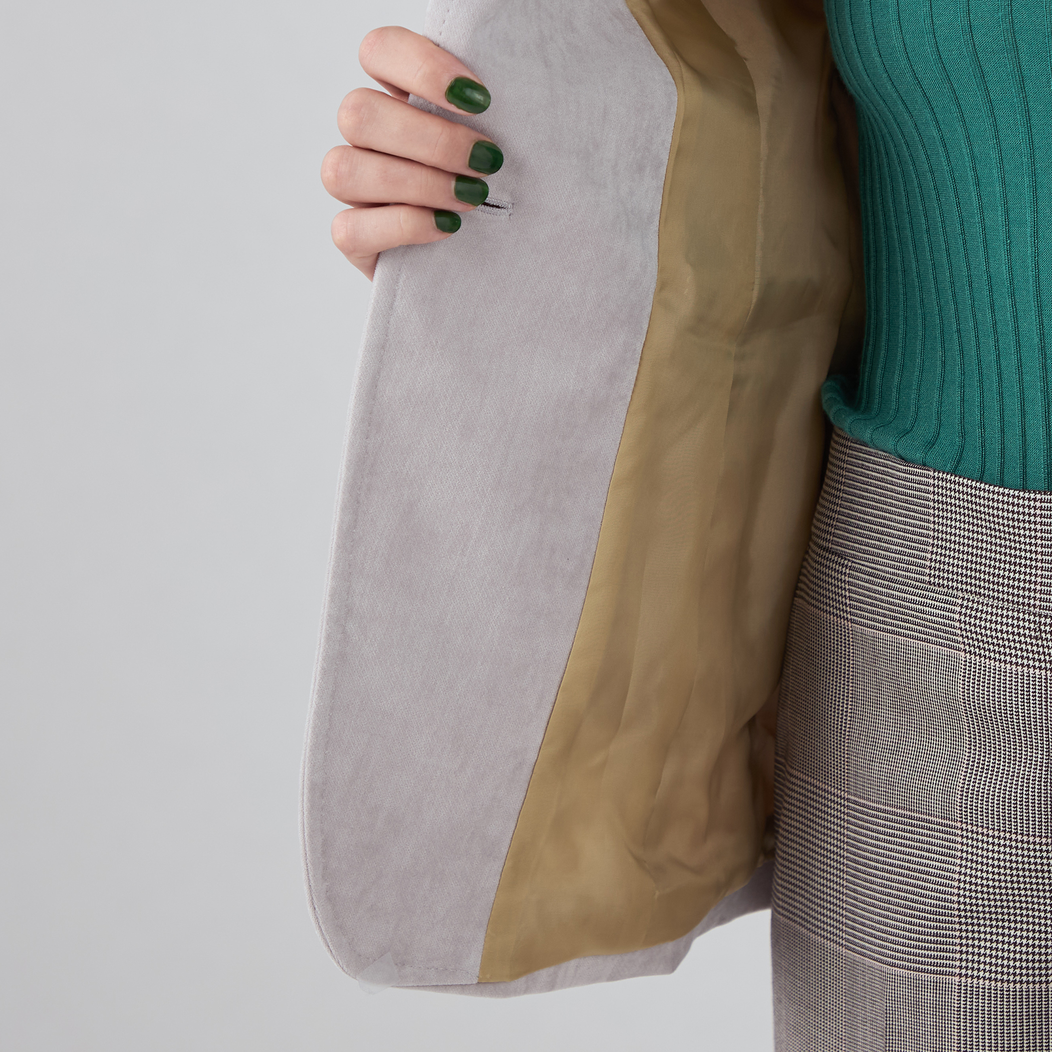 ベッチンシャンブレー ノッチドカラージャケット｜トゥモローランド