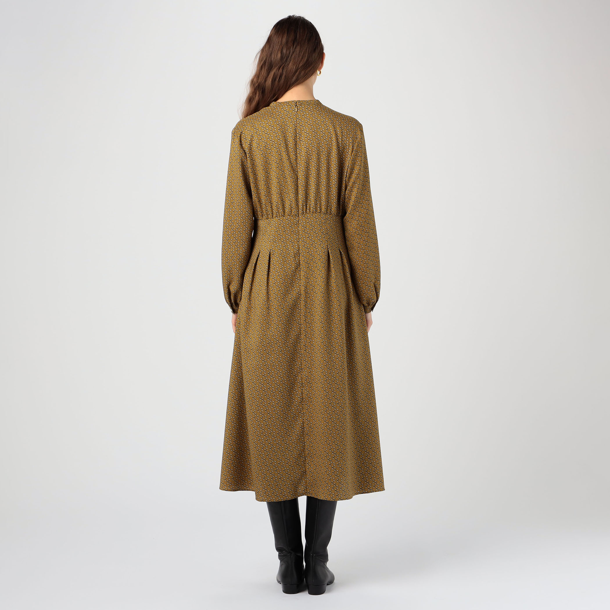 Ballsy クレセントムーンプリント ボウタイワンピース 36 クレセント