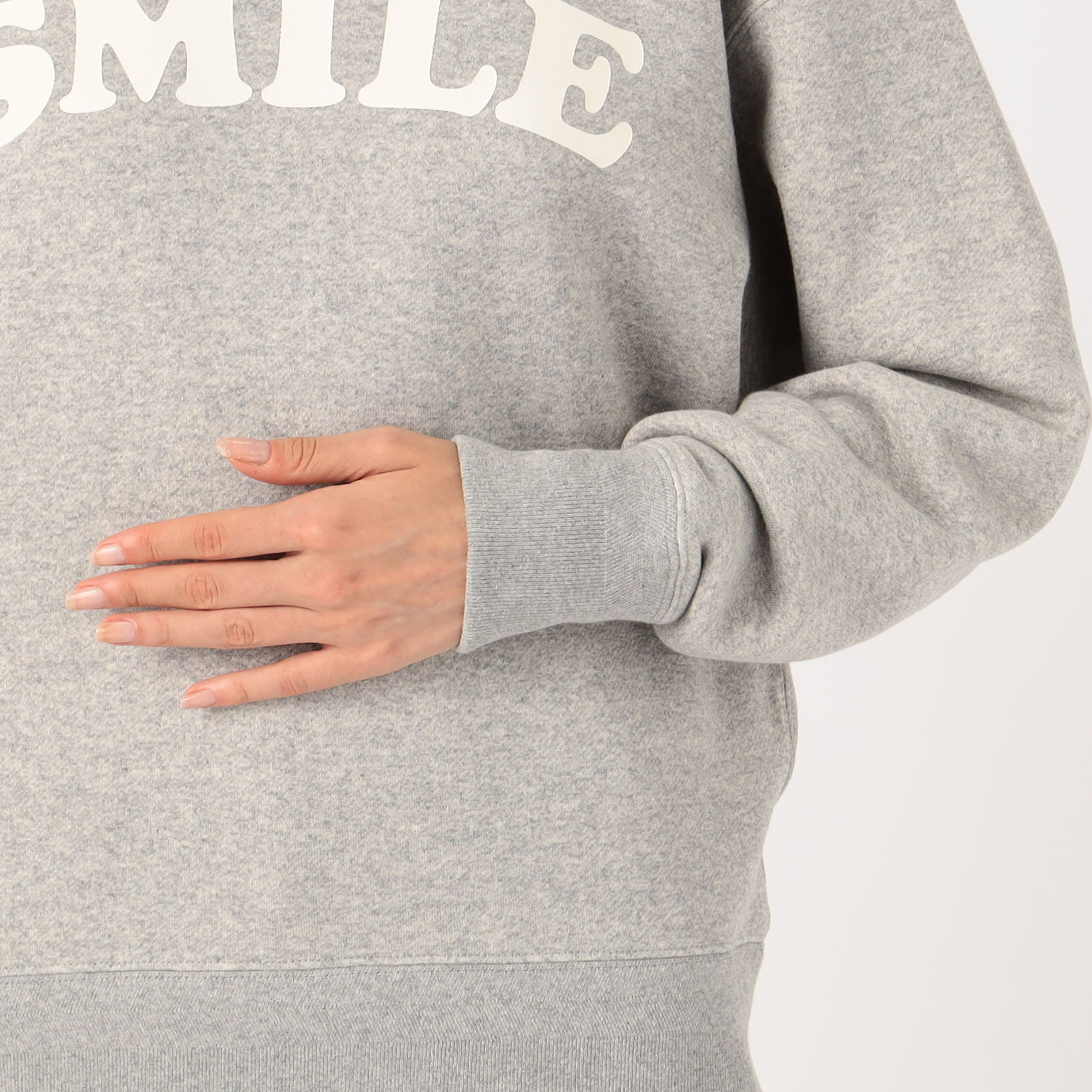 UNION LAUNCH RUBBER PRINT SMILE スエット プルオーバー