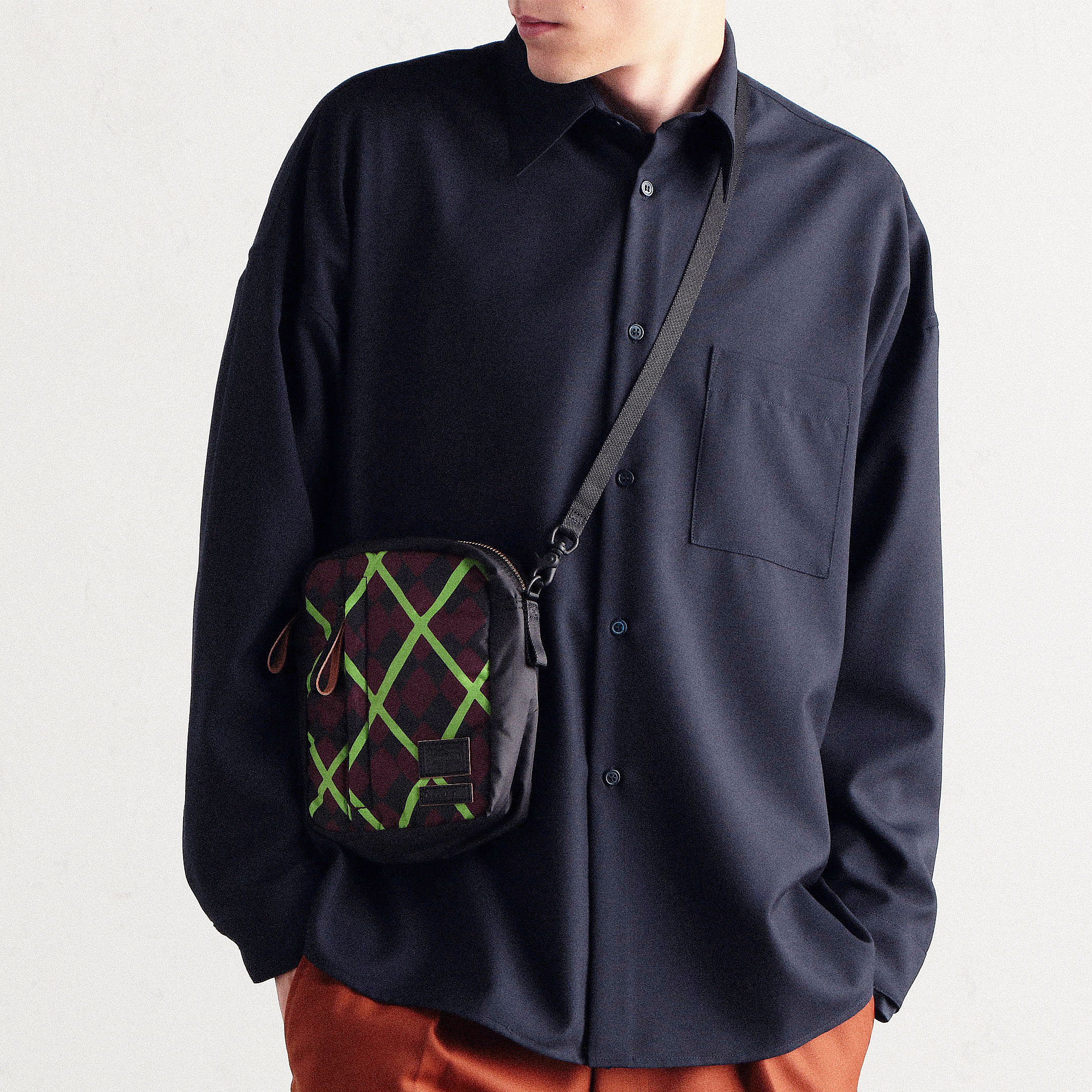 MARNI×PORTER ショルダーバッグ MARNI×PORTER マルニ×ポーター】SHOULDER BAG BL(バイカラー
