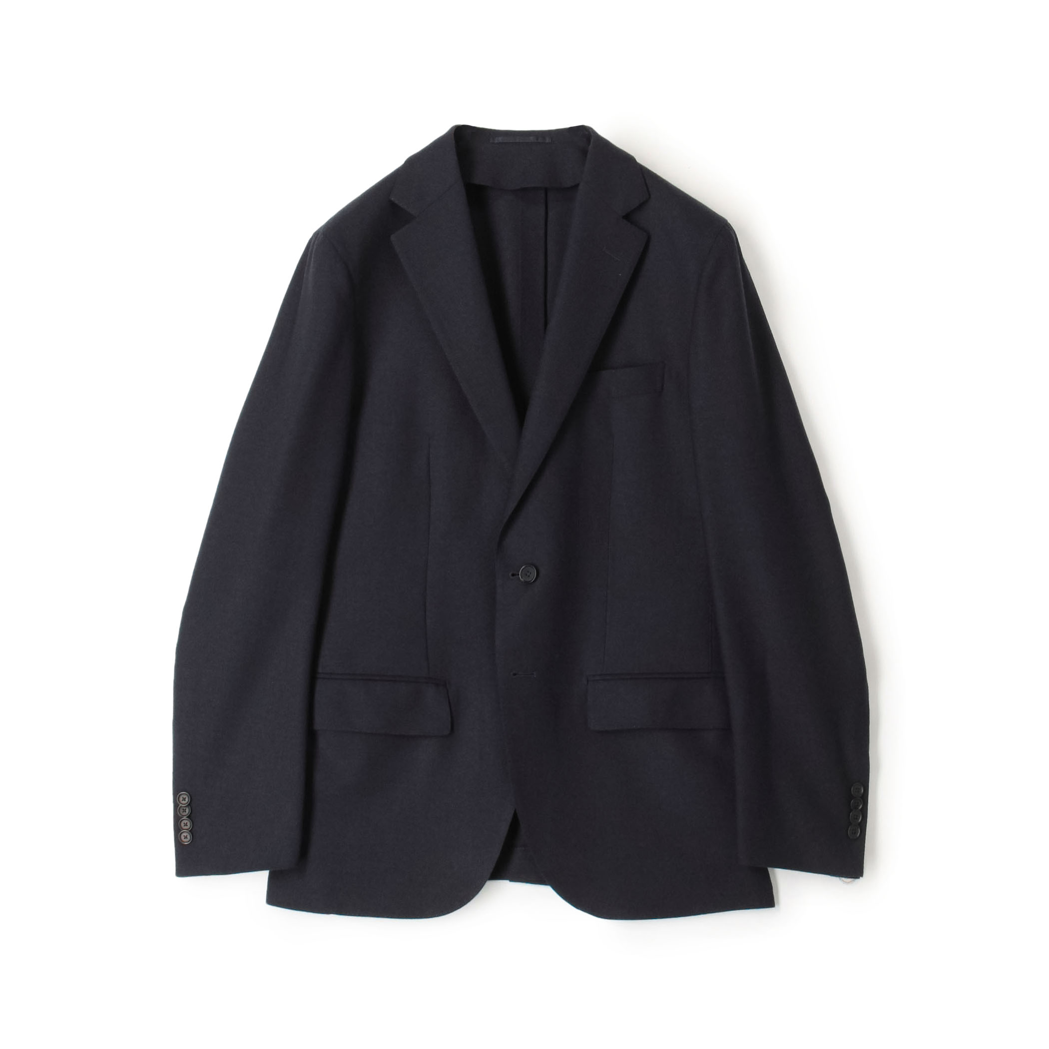 ウールナチュラルストレッチ シングルブレステッド 2Bジャケット DRAGO