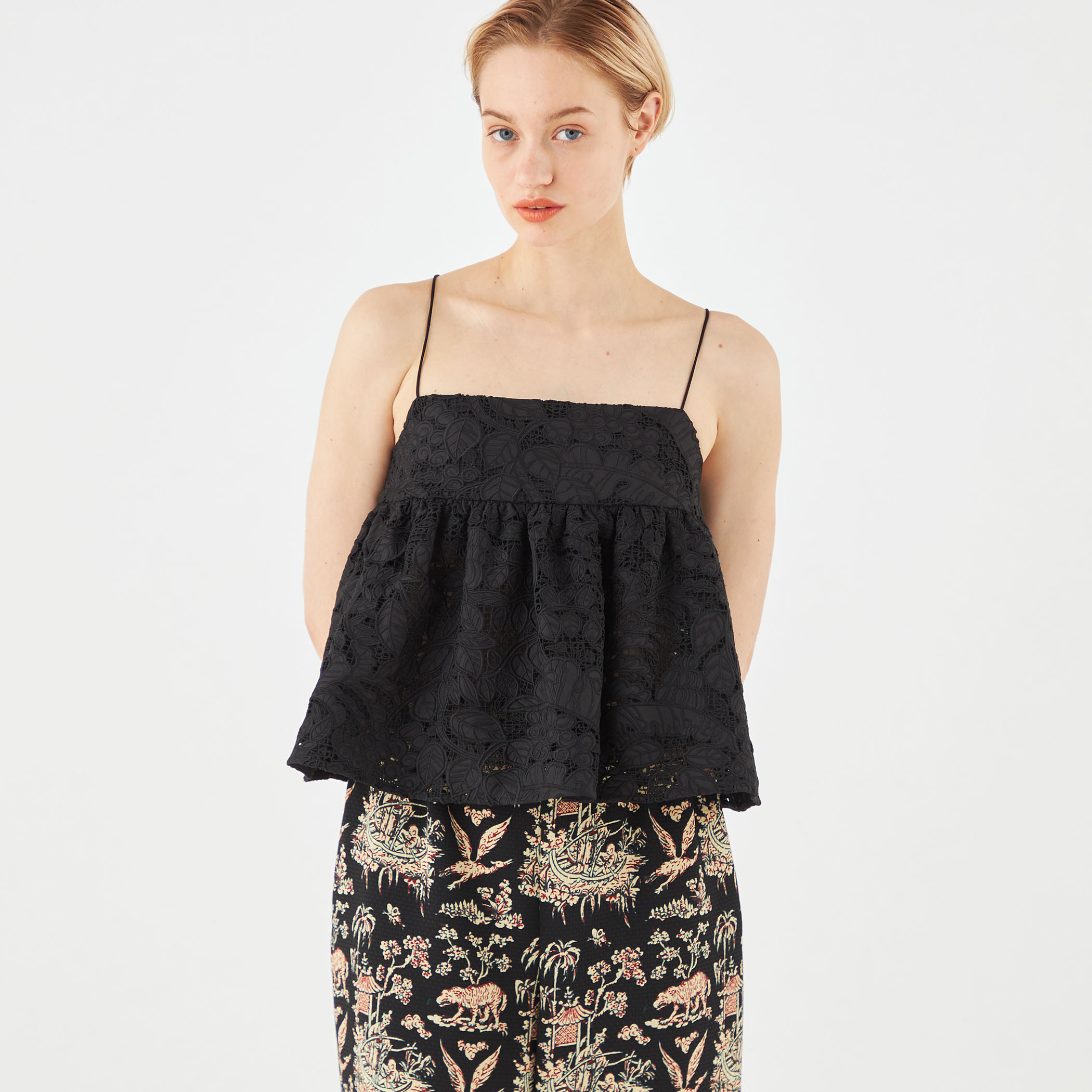 コットンエンブロイダリー キャミソール｜トゥモローランド 公式通販