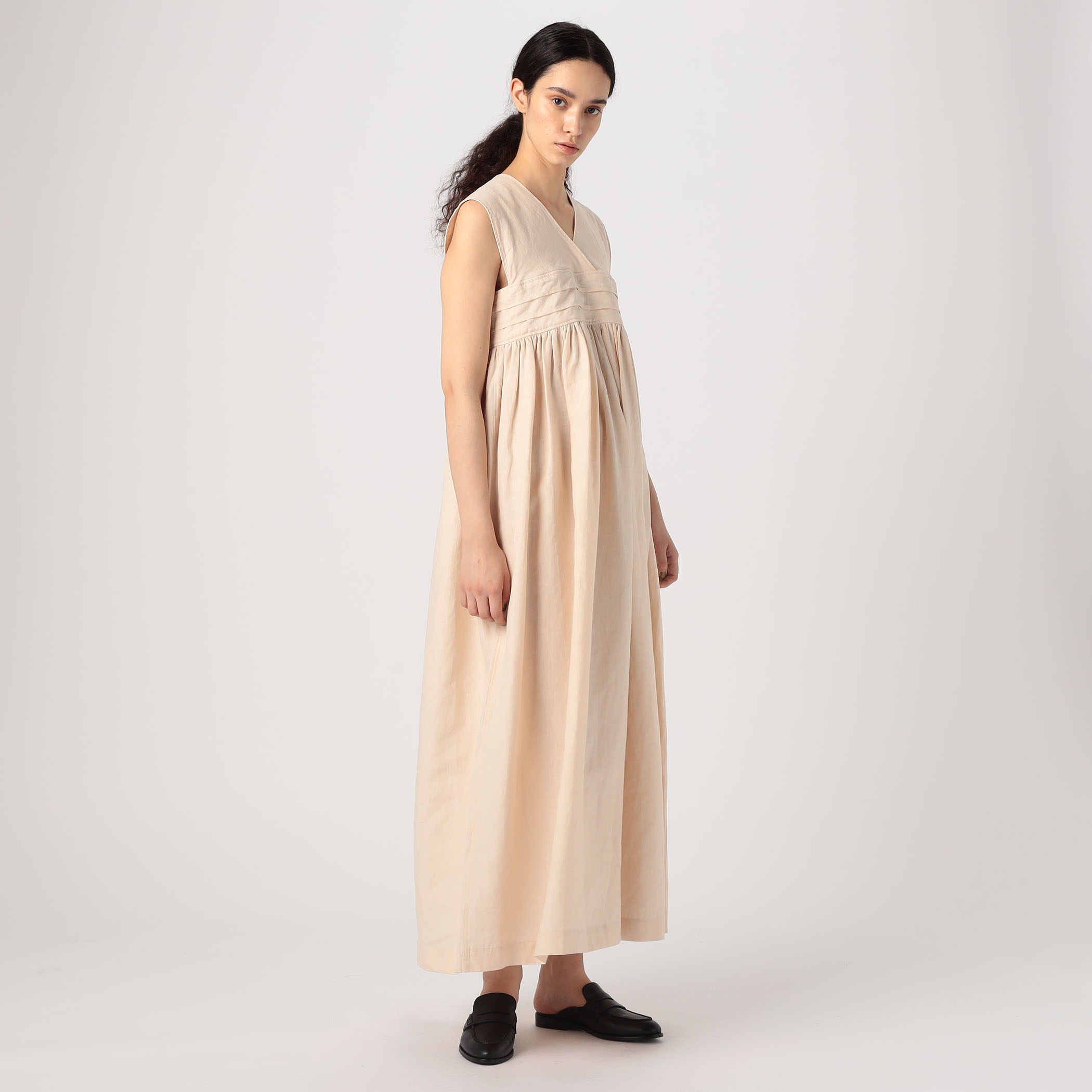 HYKE LINEN MAXI DRESS｜トゥモローランド 公式通販