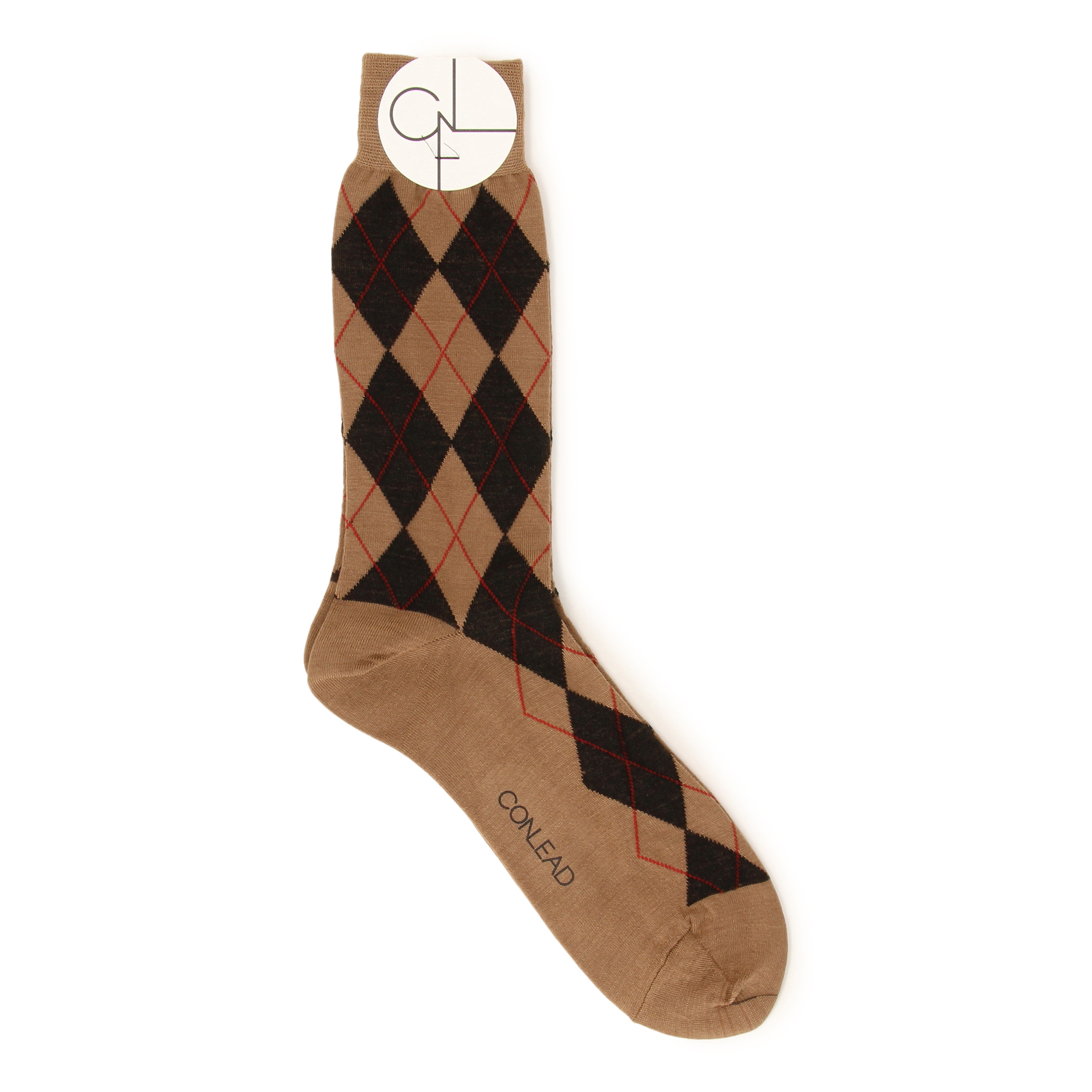 CONLEAD Argyle wool short Socks