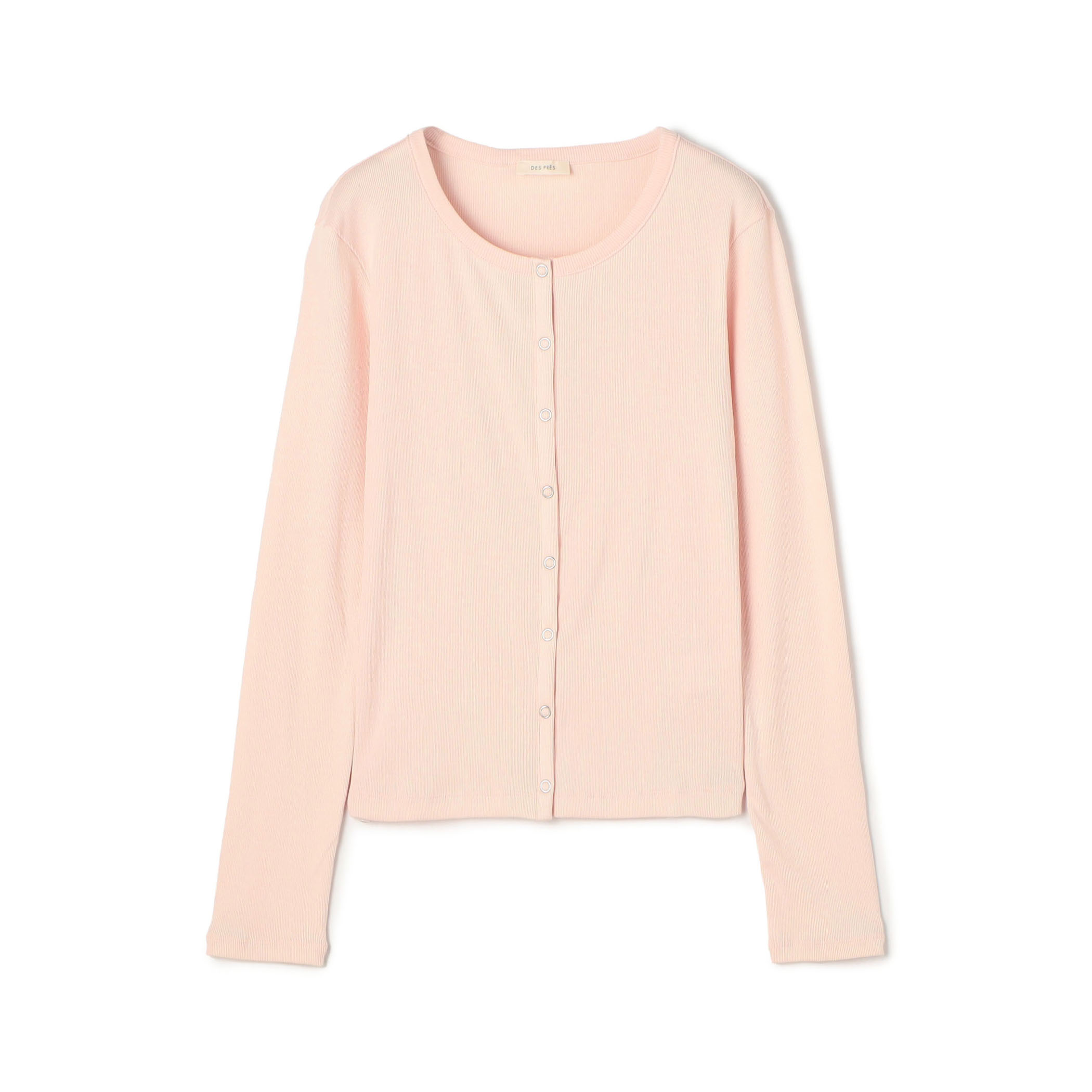 スモールライトリブ クルーネックカーディガン