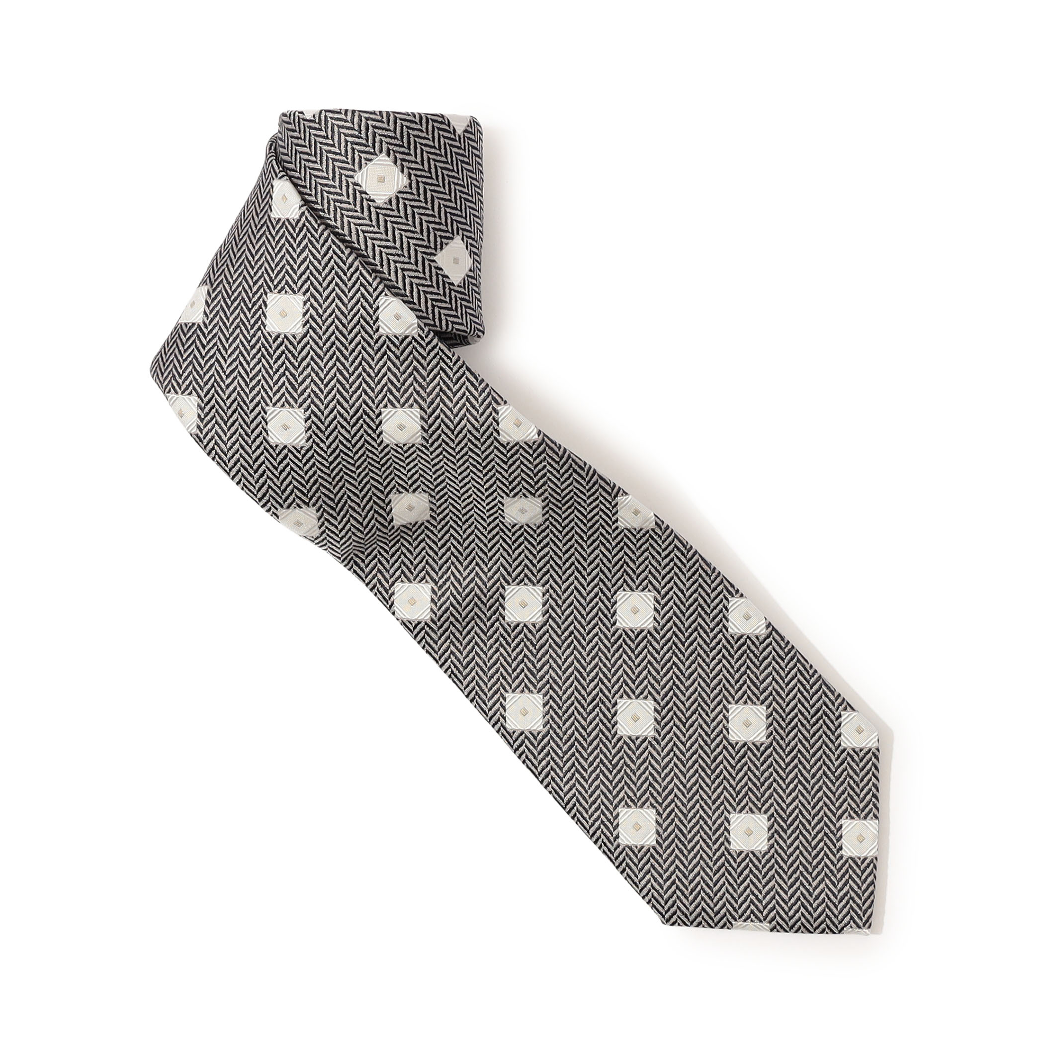 TOMORROWLAND シルクジャガード 小紋柄ネクタイ