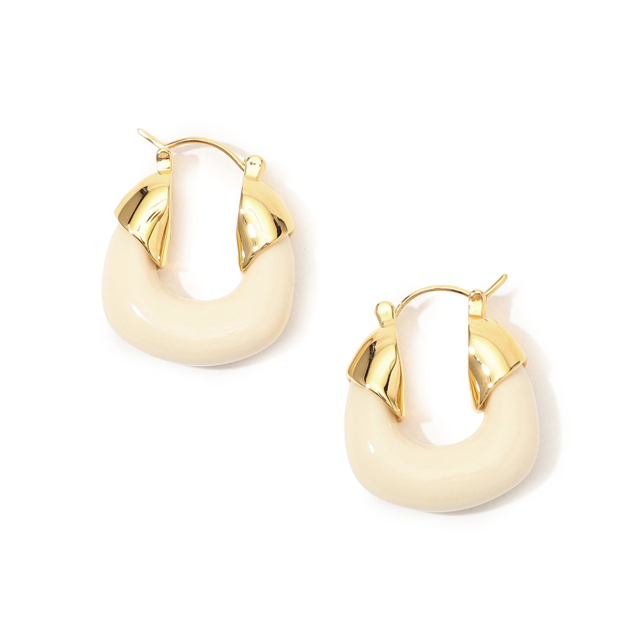 Lizzie Fortunato MINI ORGANIC HOOPS ピアス