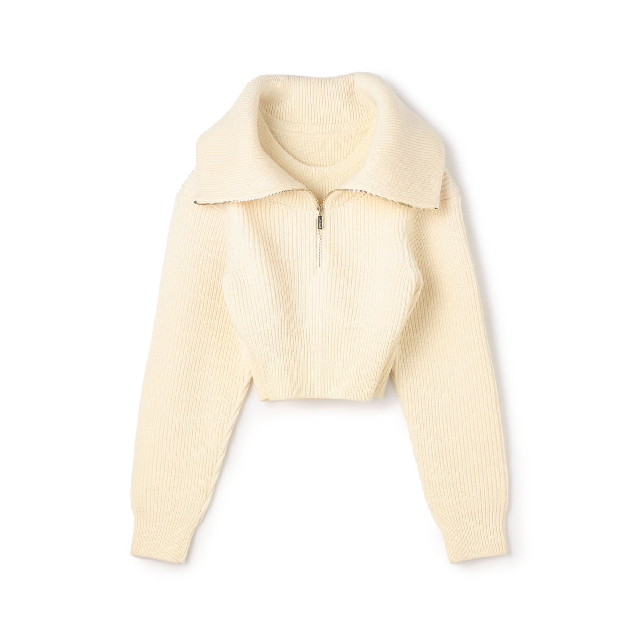 JACQUEMUS LA MAILLE RISOUL ハーフジップニット