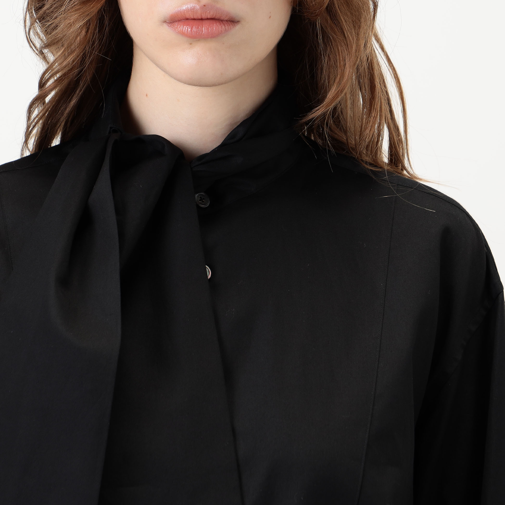 23SS✨新品✨ドゥーズィエムクラス BOWTIE シャツ フォーマル 洗える 別注】The CLASIK TIE NECK BOSOM SHIRT ボウタイシャツ