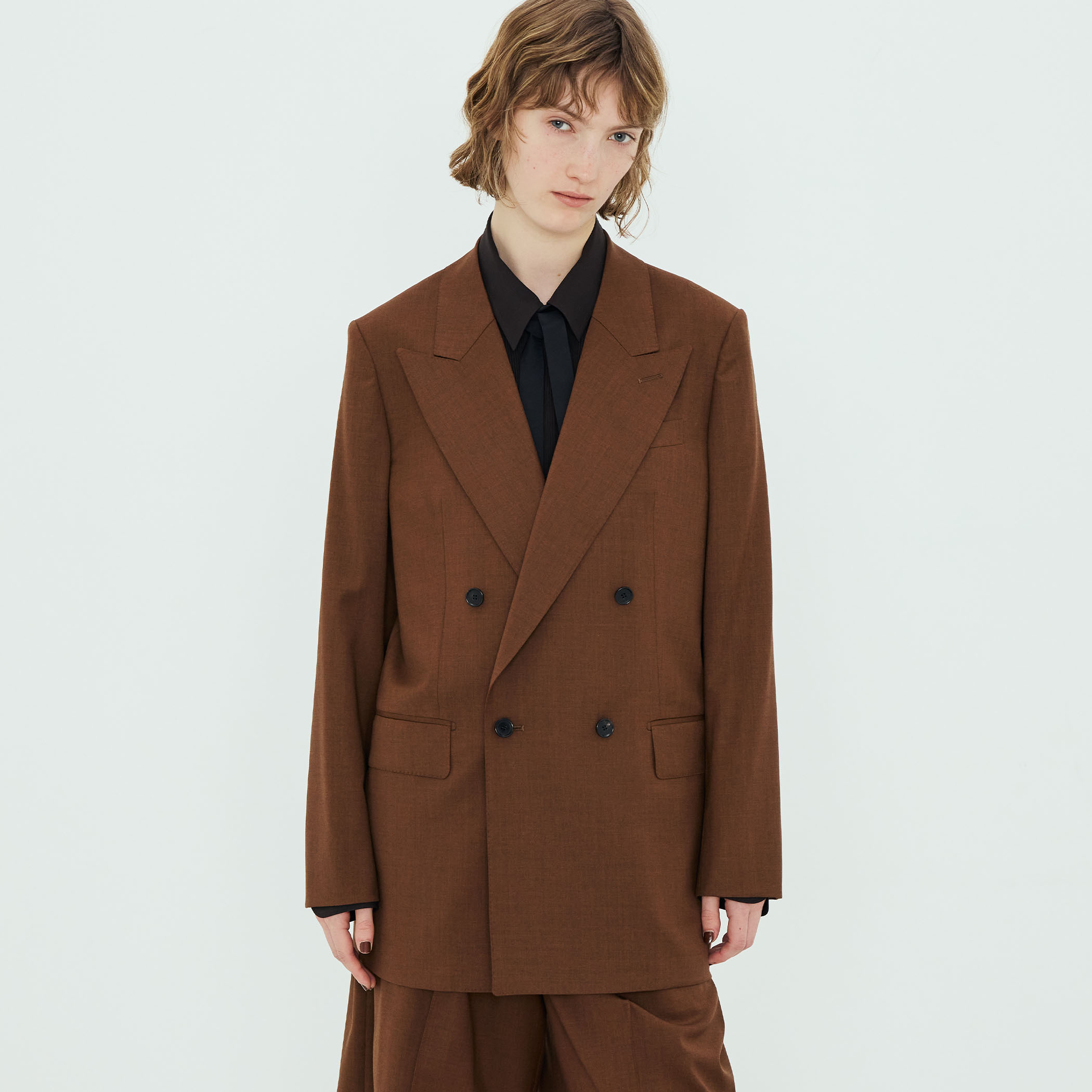 DT♪ ピュアウール ダブルブレストジャケット&パンツ set 関税込 DT♪ ピュアウール ダブルブレストジャケット&パンツ set 関税込