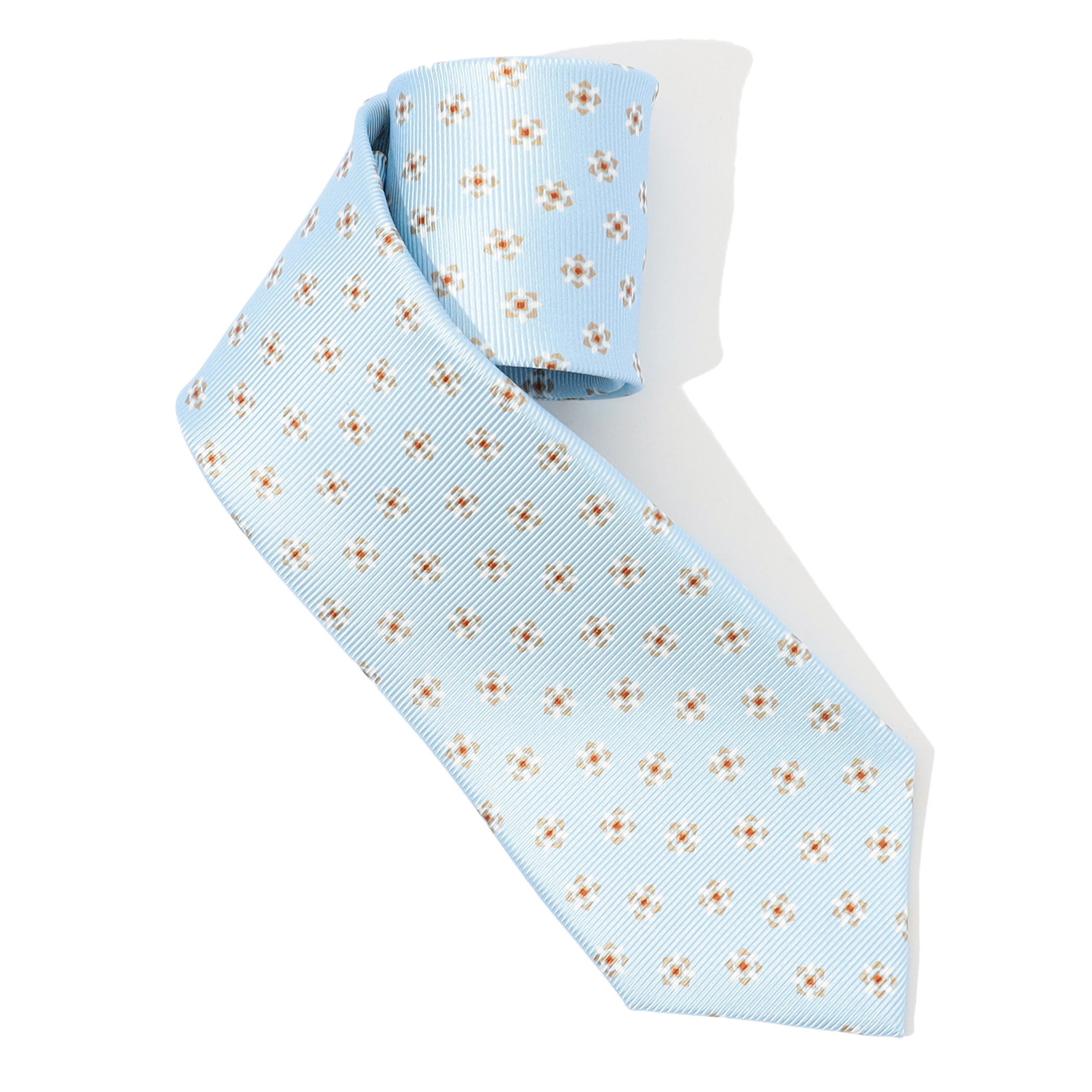 ERRICO FORMICOLA シルクプリント 小紋柄ネクタイ