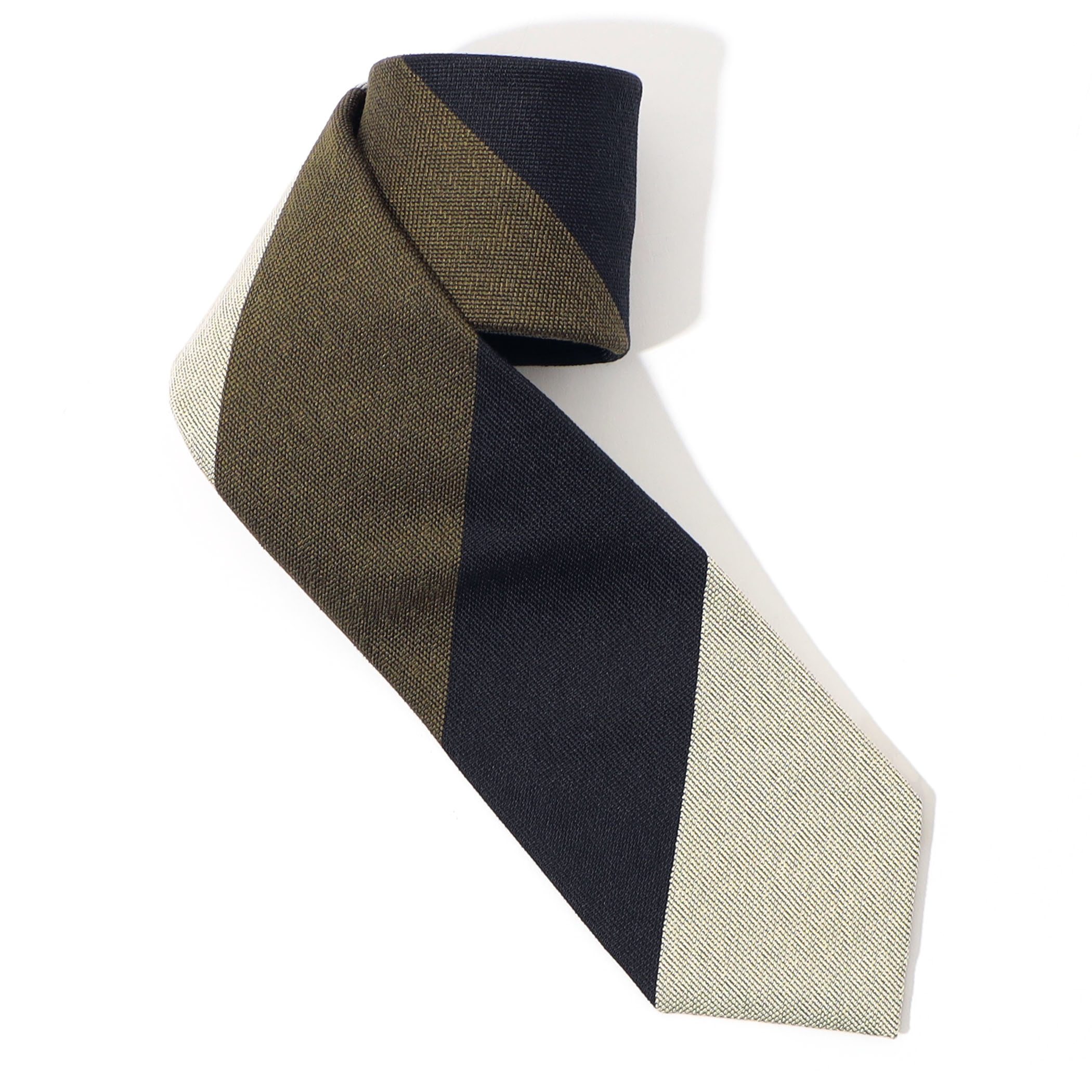 TOMORROWLAND シルク レジメンタルストライプネクタイ