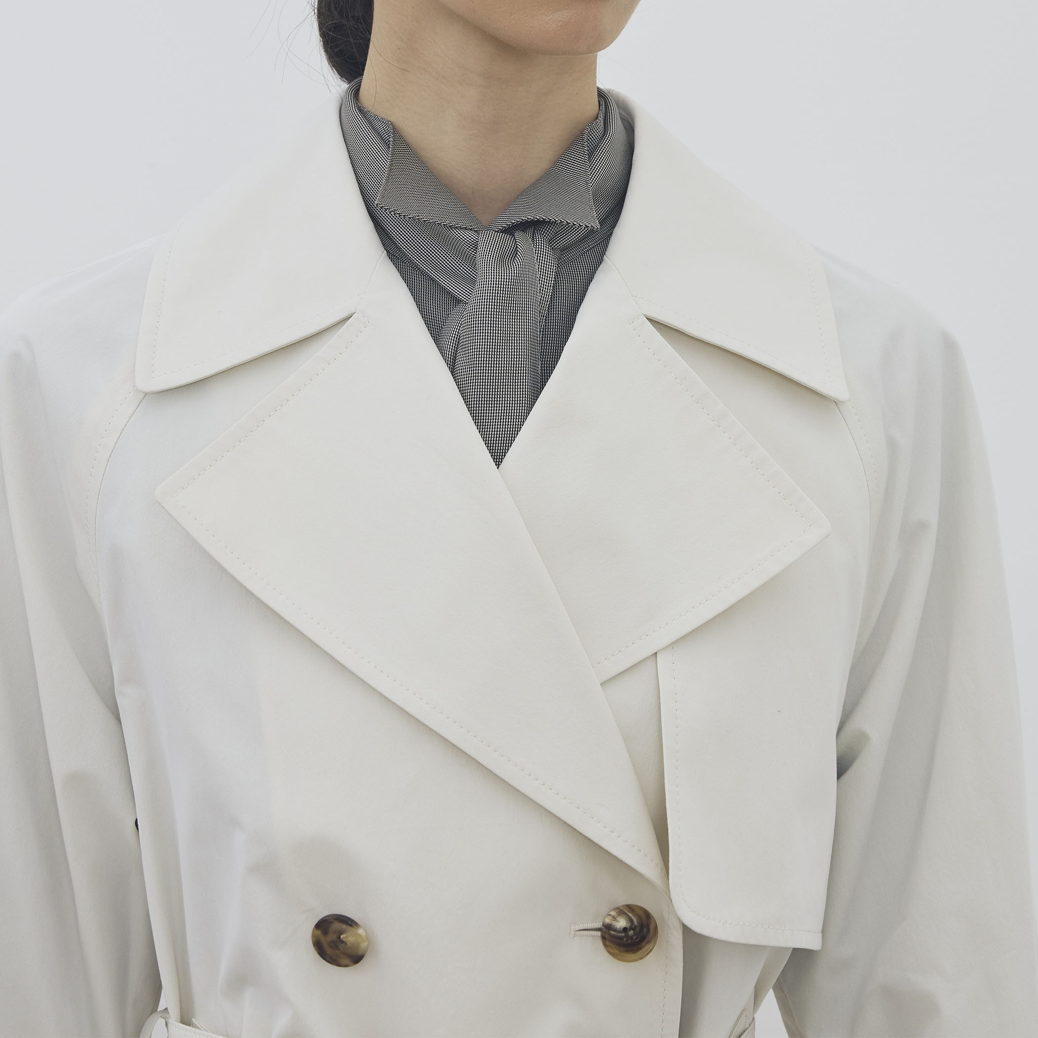 コットンドライクロス ショートトレンチコート｜トゥモローランド 公式通販