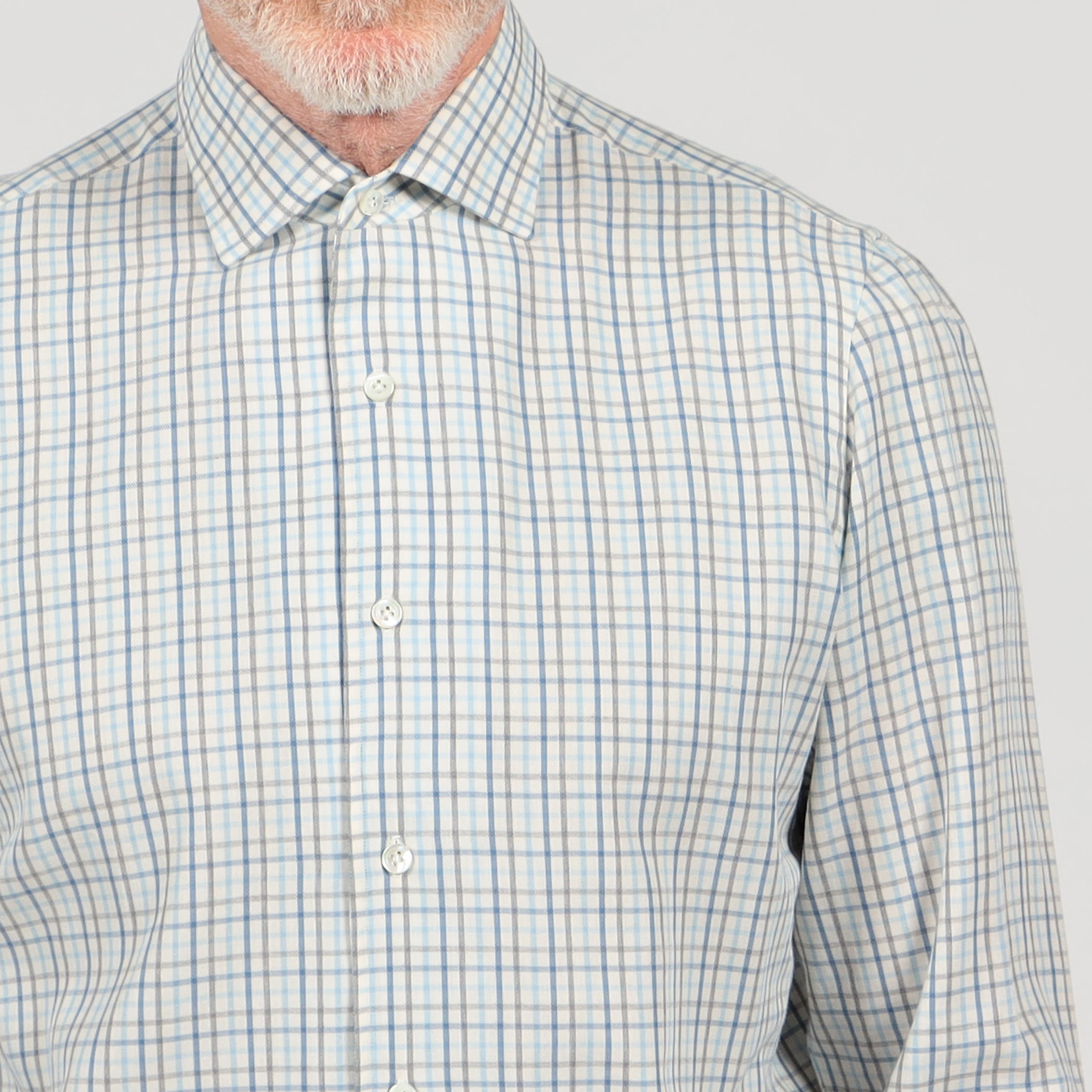 別注】Maria Santangelo MARCELLO コットン ワンピースカラーチェック