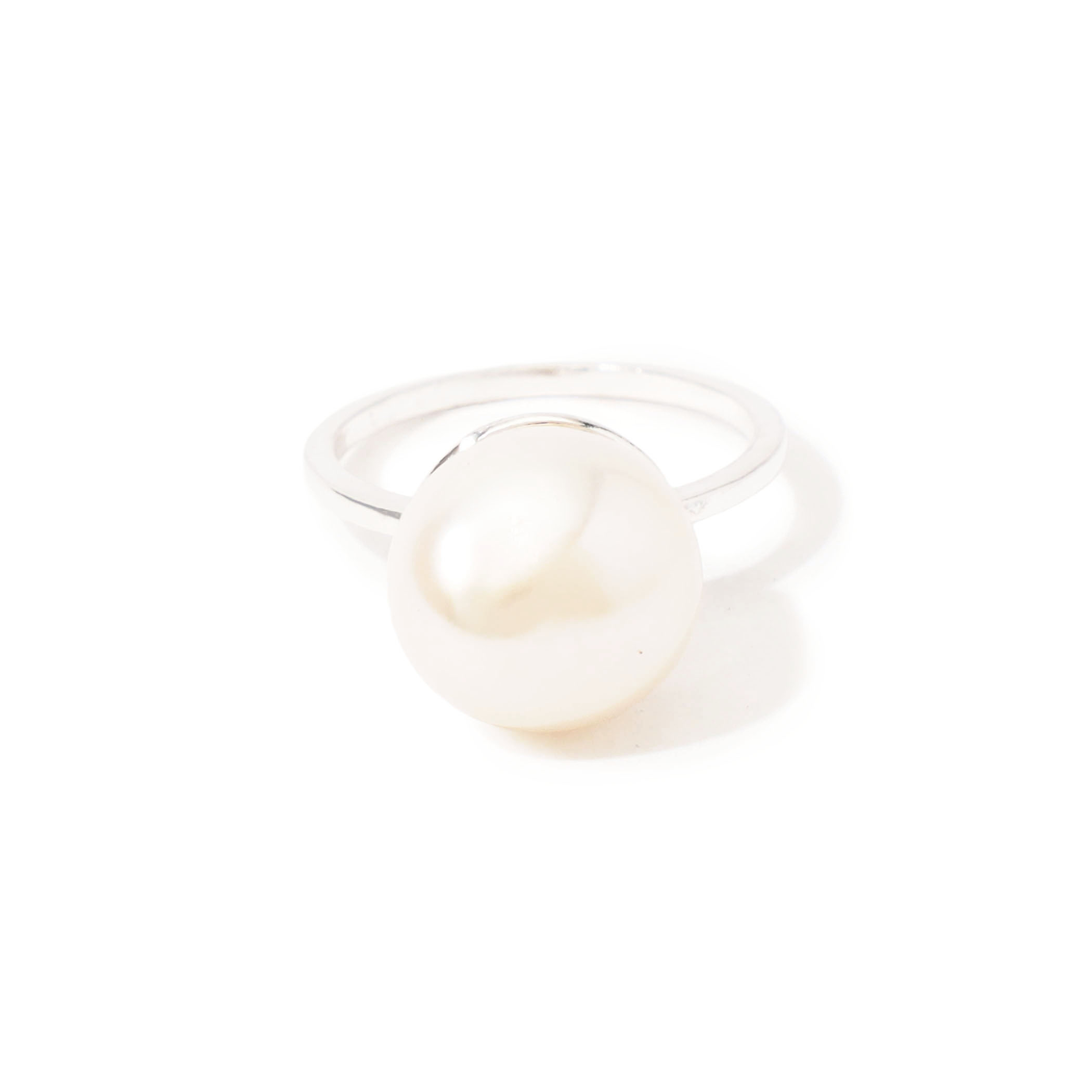 mounir Large Single Pearl リング