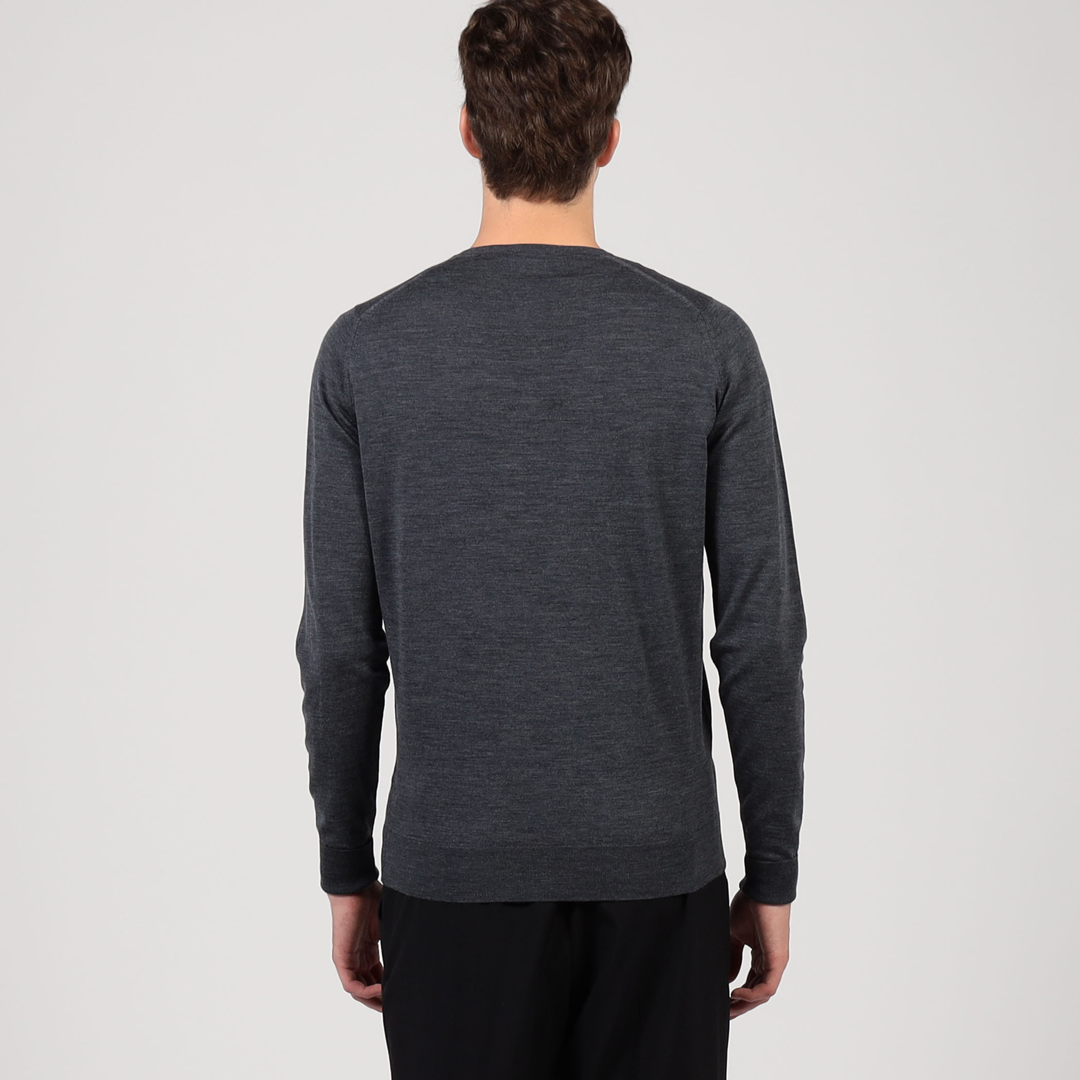 JOHN SMEDLEY 30G EASY FIT ウール クルーネックプルオーバー