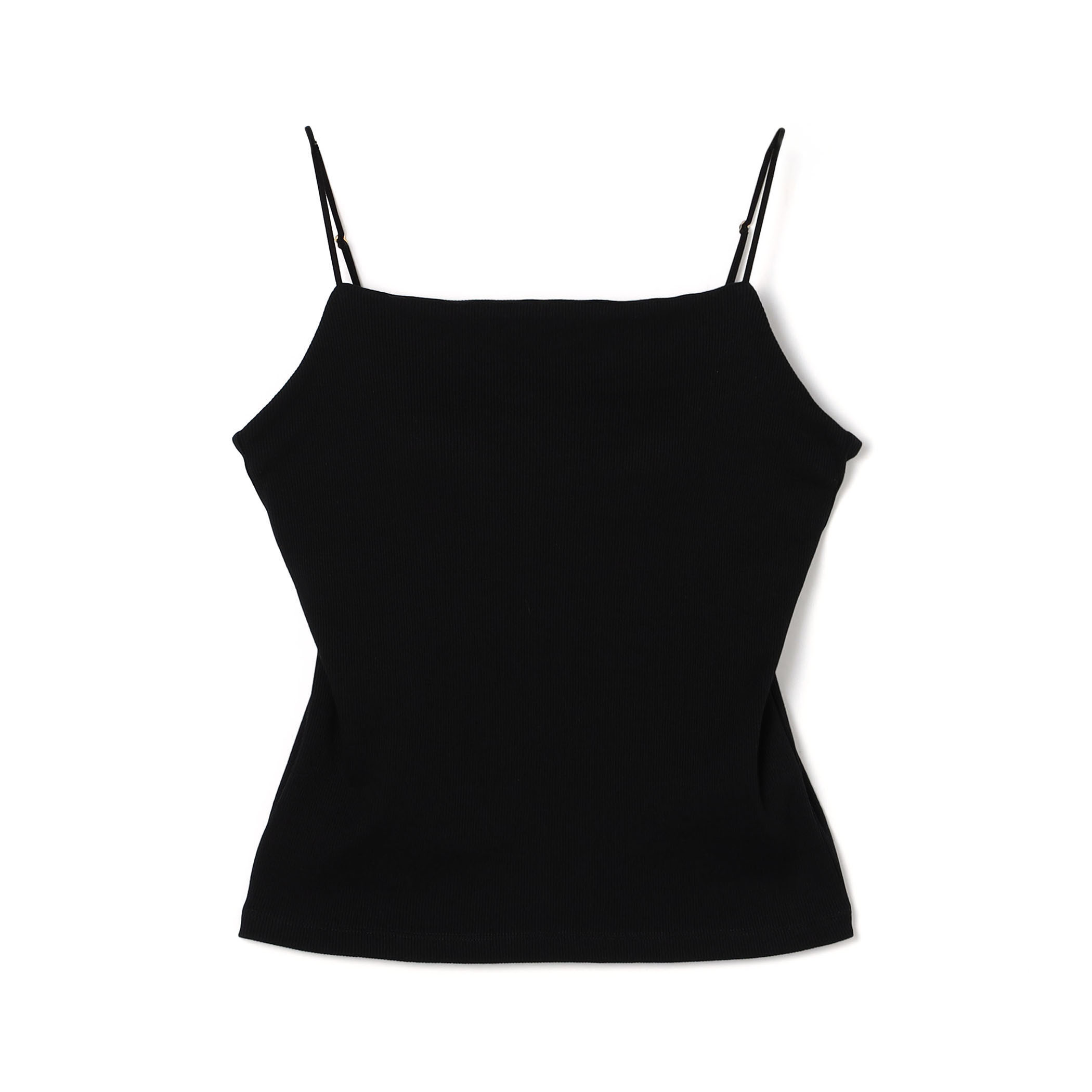 コットンリブ カップ付きキャミソール