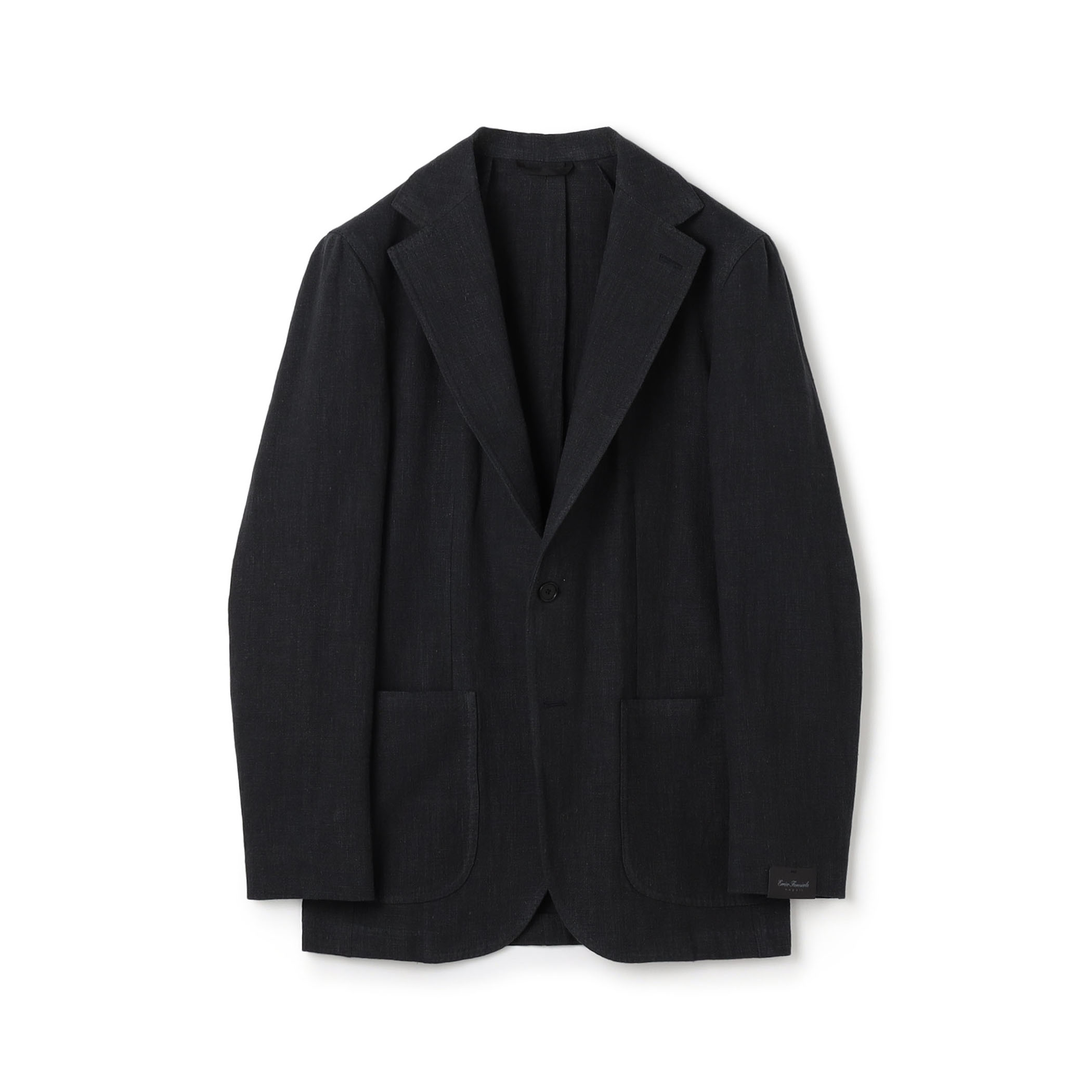 ERRICO FORMICOLA リネンコットン シングルブレステッド2Bジャケット