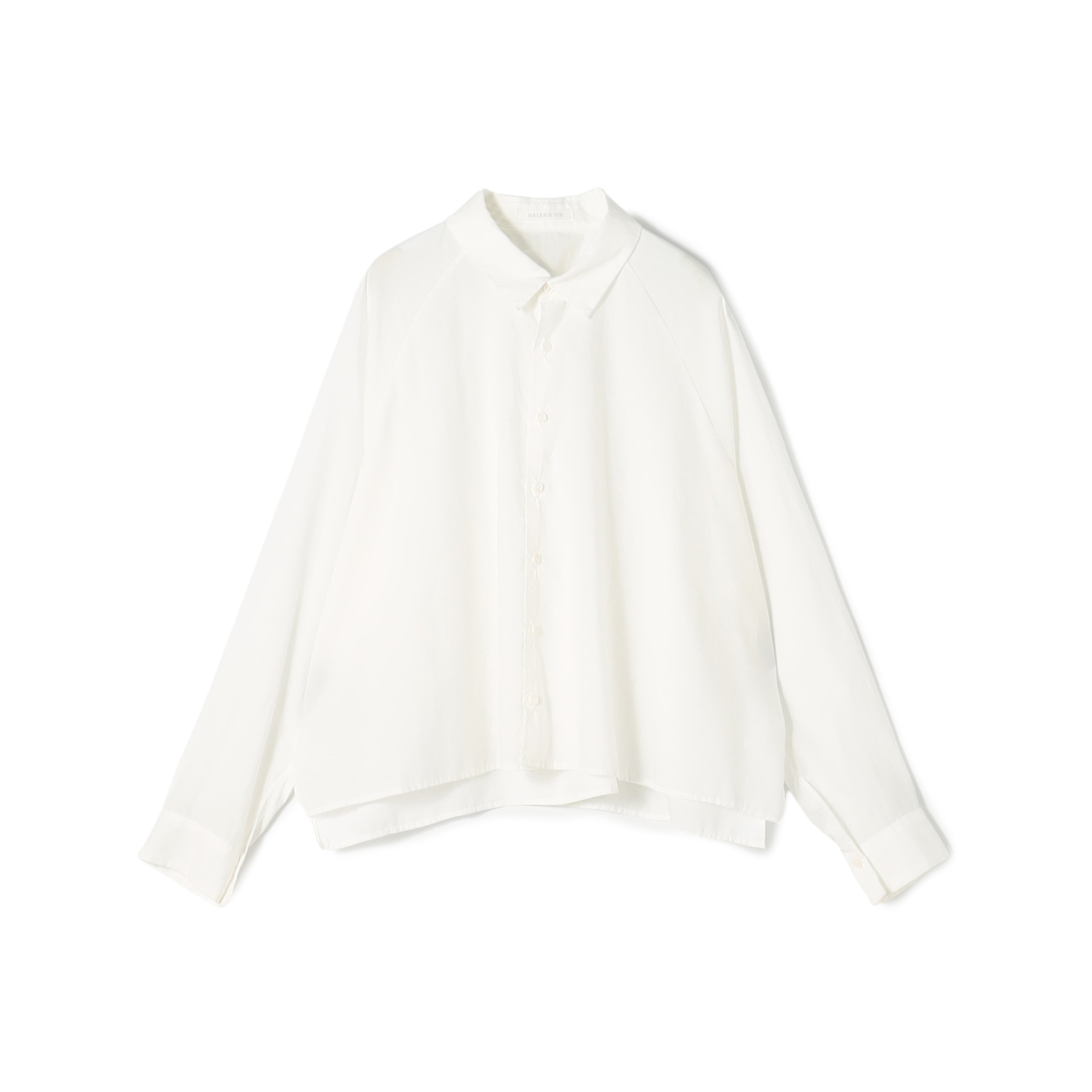 コットンタイプライター ラグランスリーブシャツ