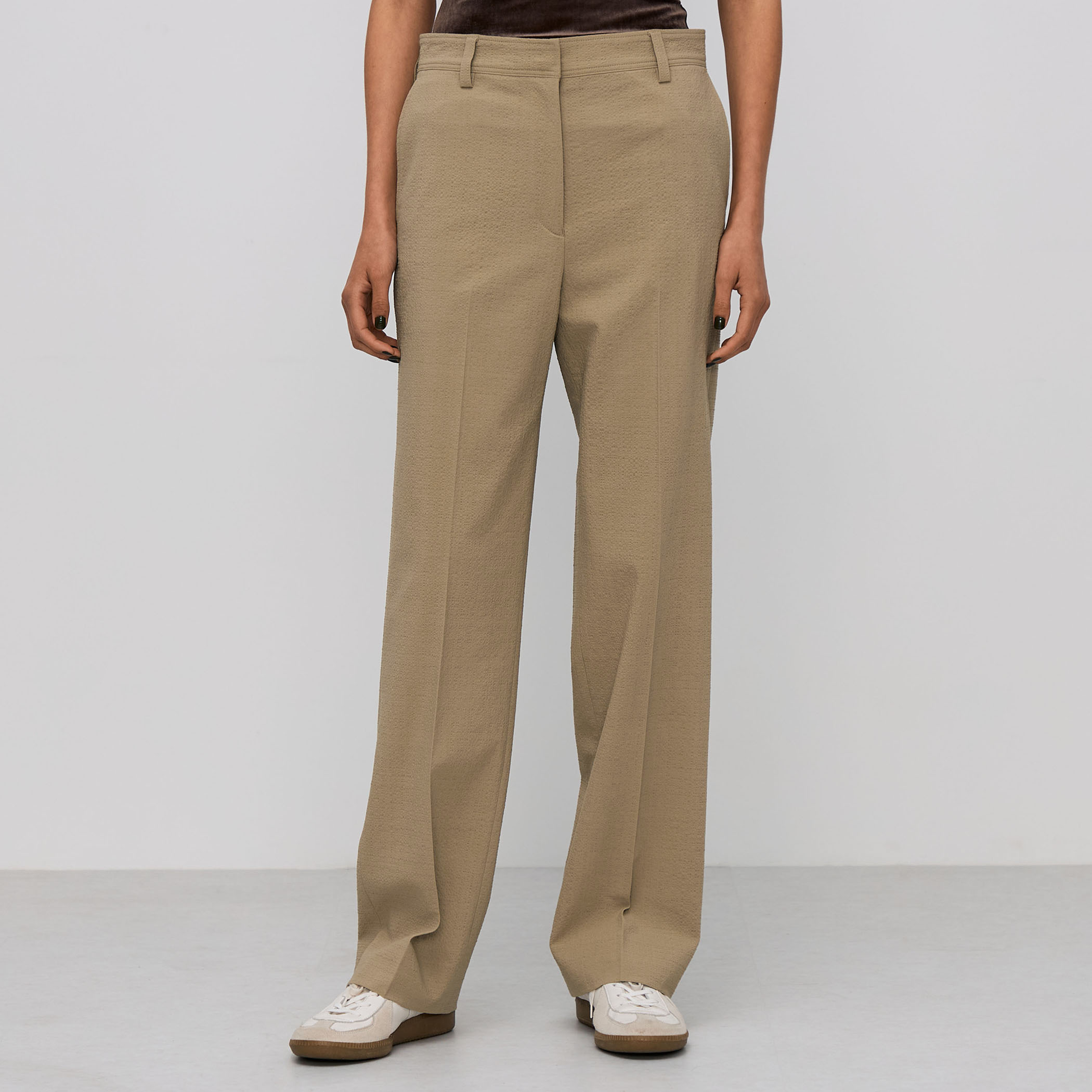 シアサッカー スリムストレートパンツ｜トゥモローランド 公式通販