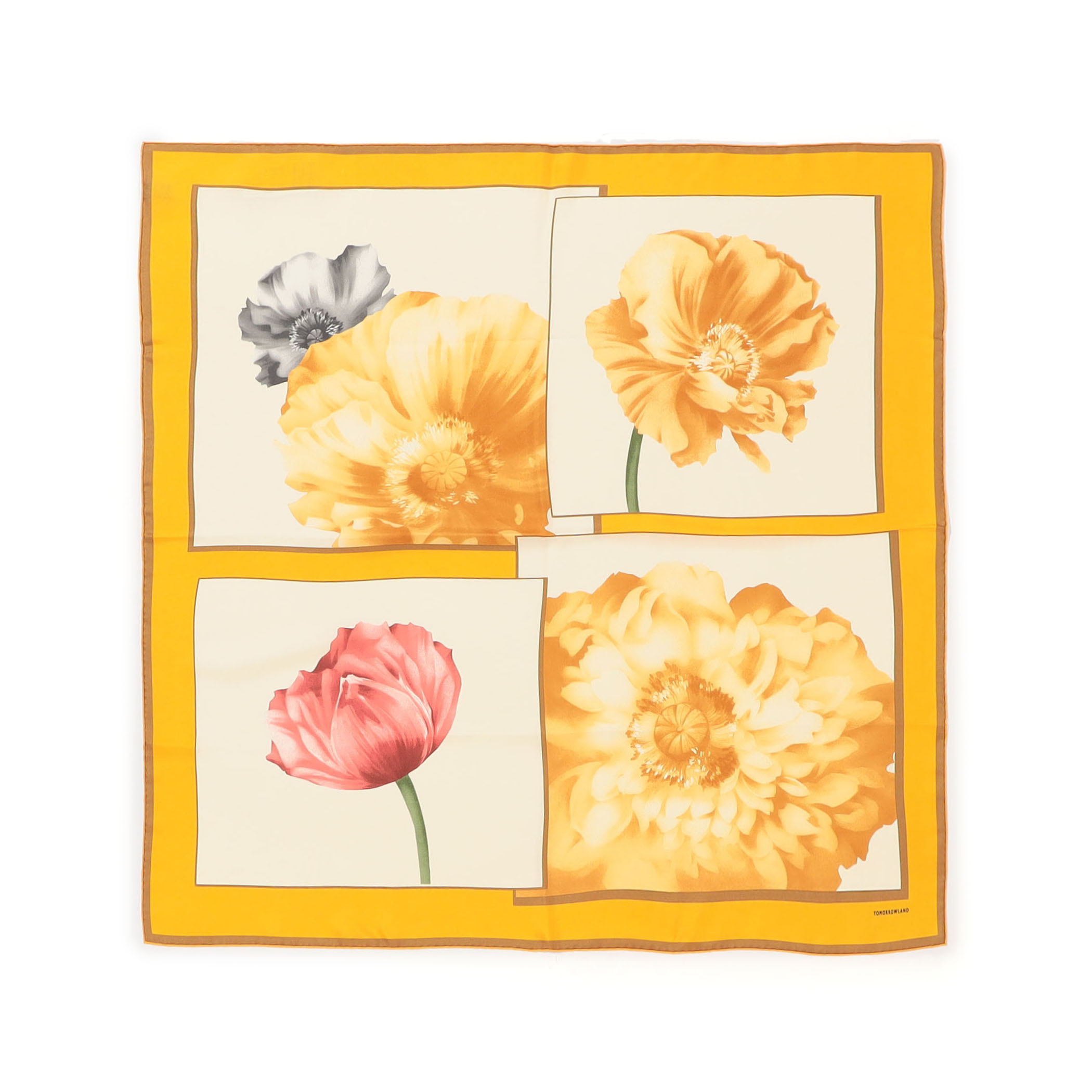 TOMORROWLAND FLAME FLOWER シルクスカーフ