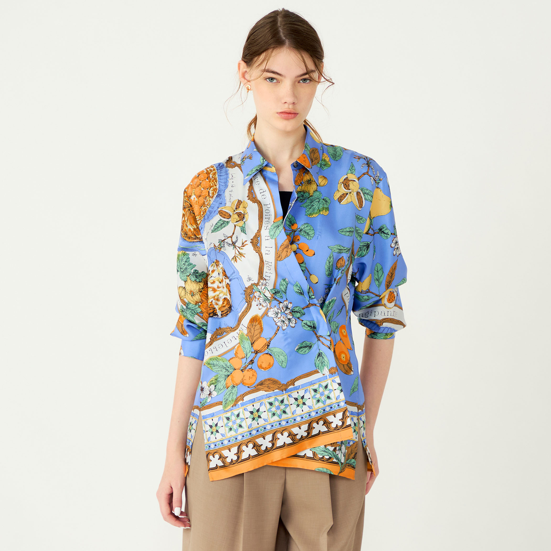 別注】manipuri for Ballsey Antique Recipe カシュクールブラウス