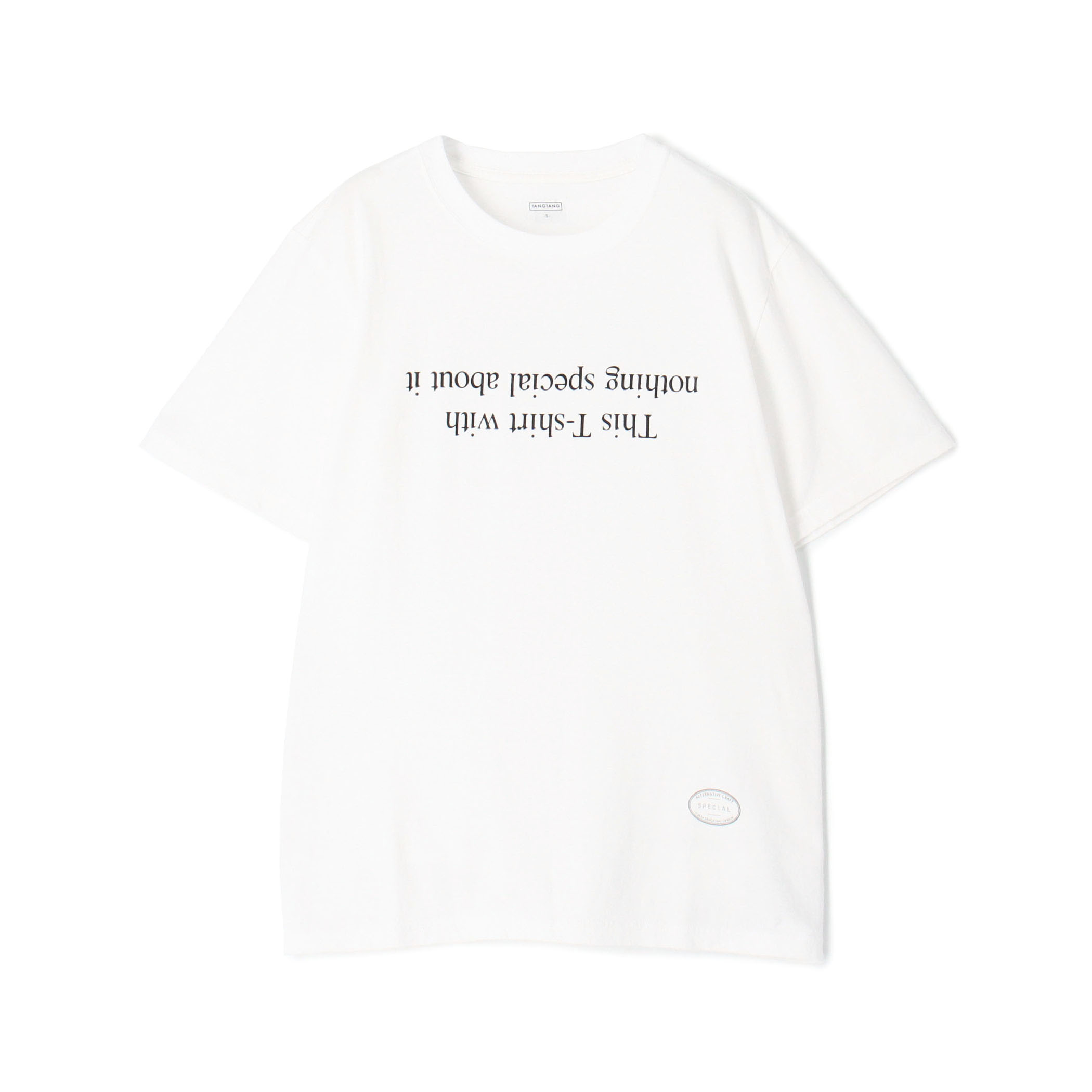TANG TANG UPSIDEDOWN NOTHING Tシャツ