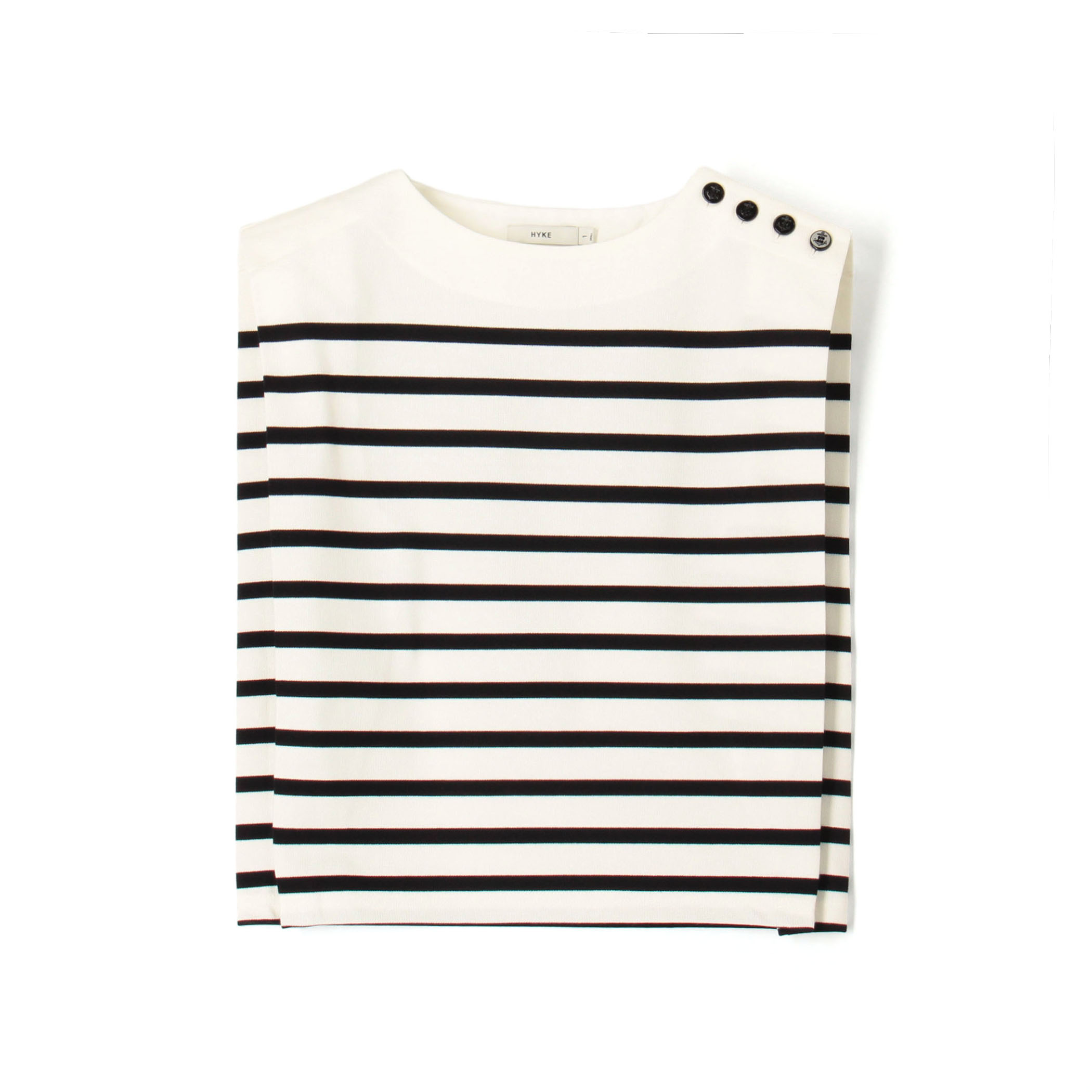 HYKE SLEEVELESS BASQUE SHIRT スリーブレス バスクシャツ